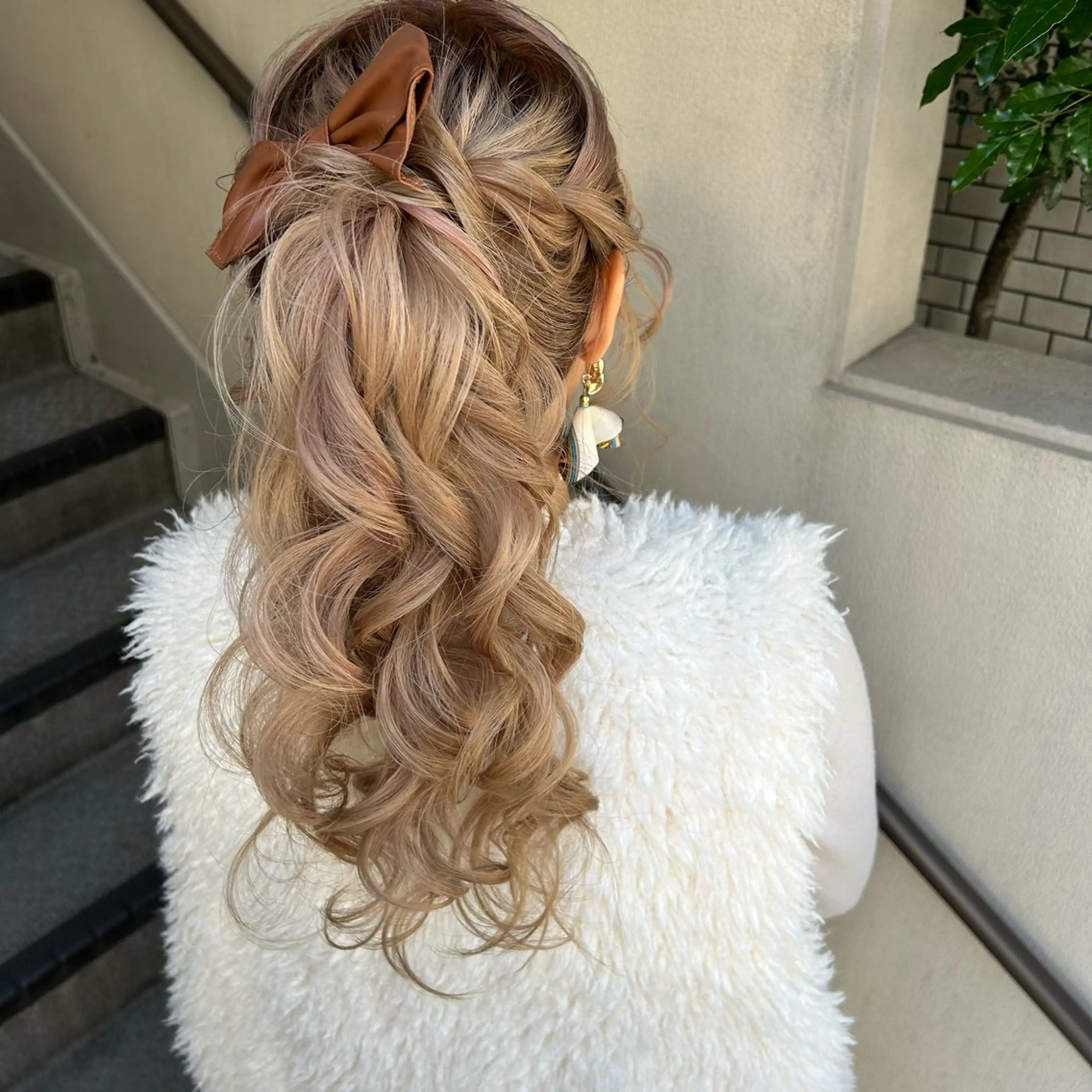 ロング ヘアアレンジ ポニーテール ヘアセット 飯塚 沙衣のヘアスタイル