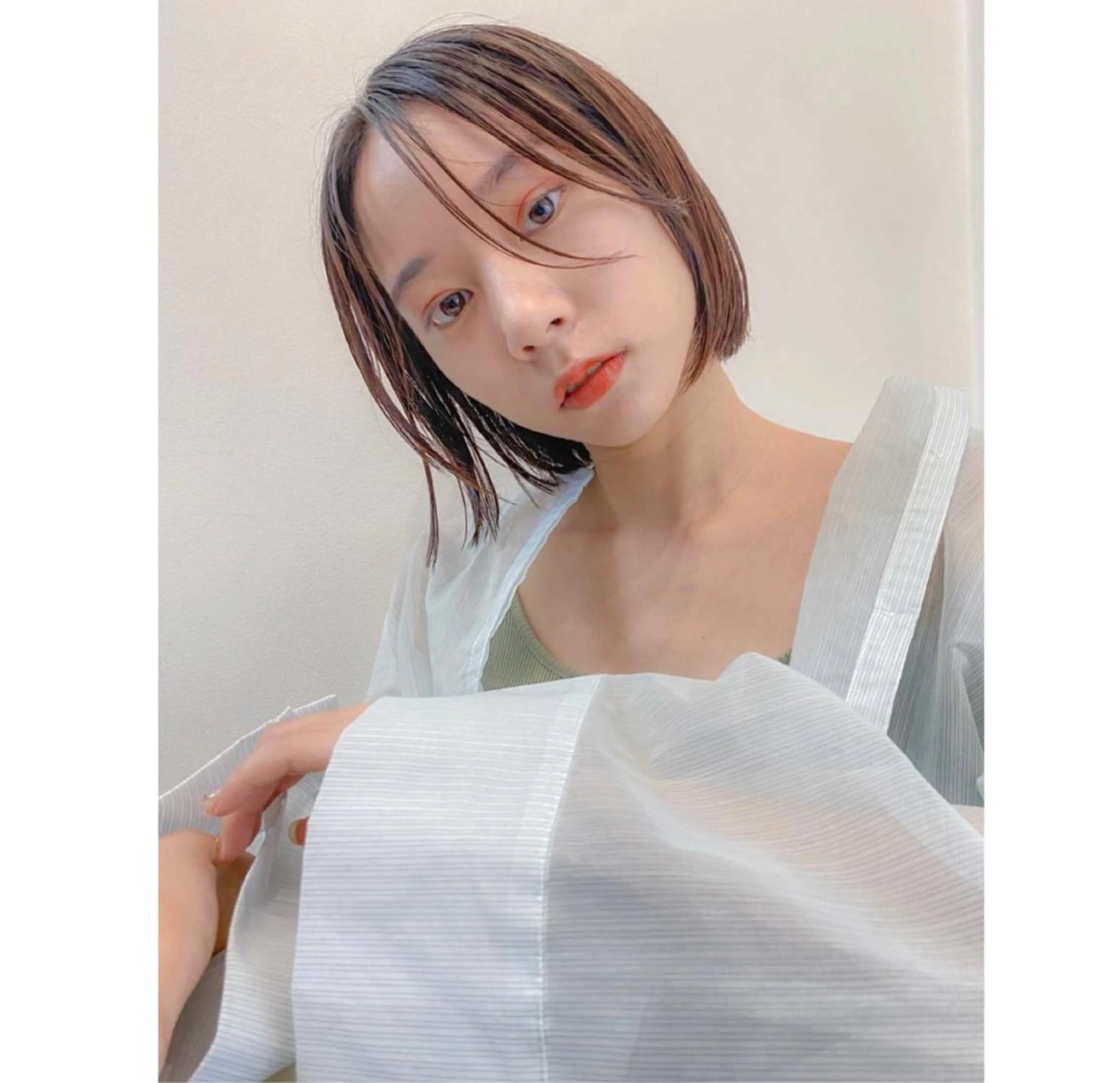 ショート THE DAY所属・AKI HASHIMOTOのヘアスタイル