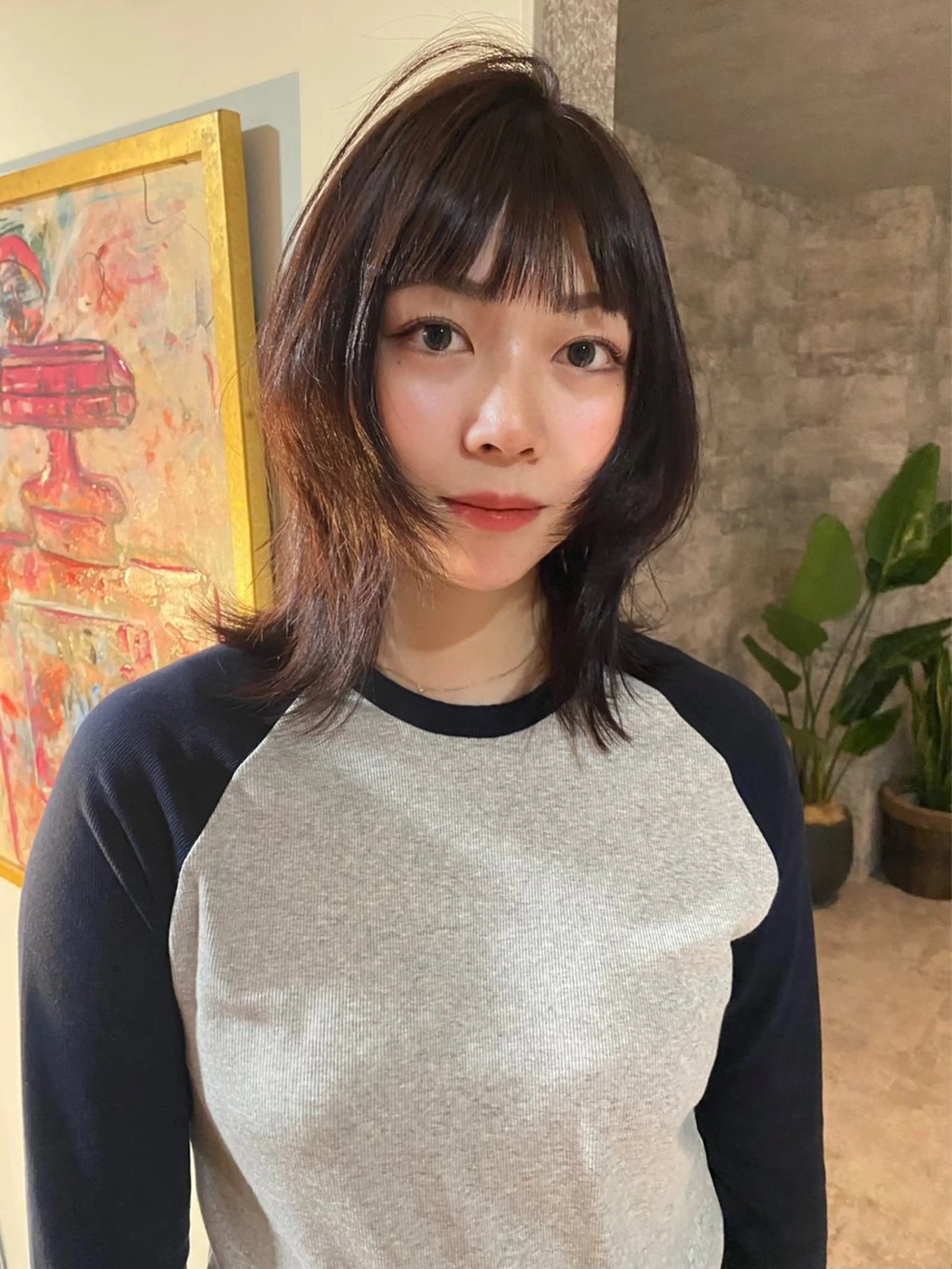 ミディアム カラー ヘアカラー トリートメント mai / linoah˚✧のヘアスタイル