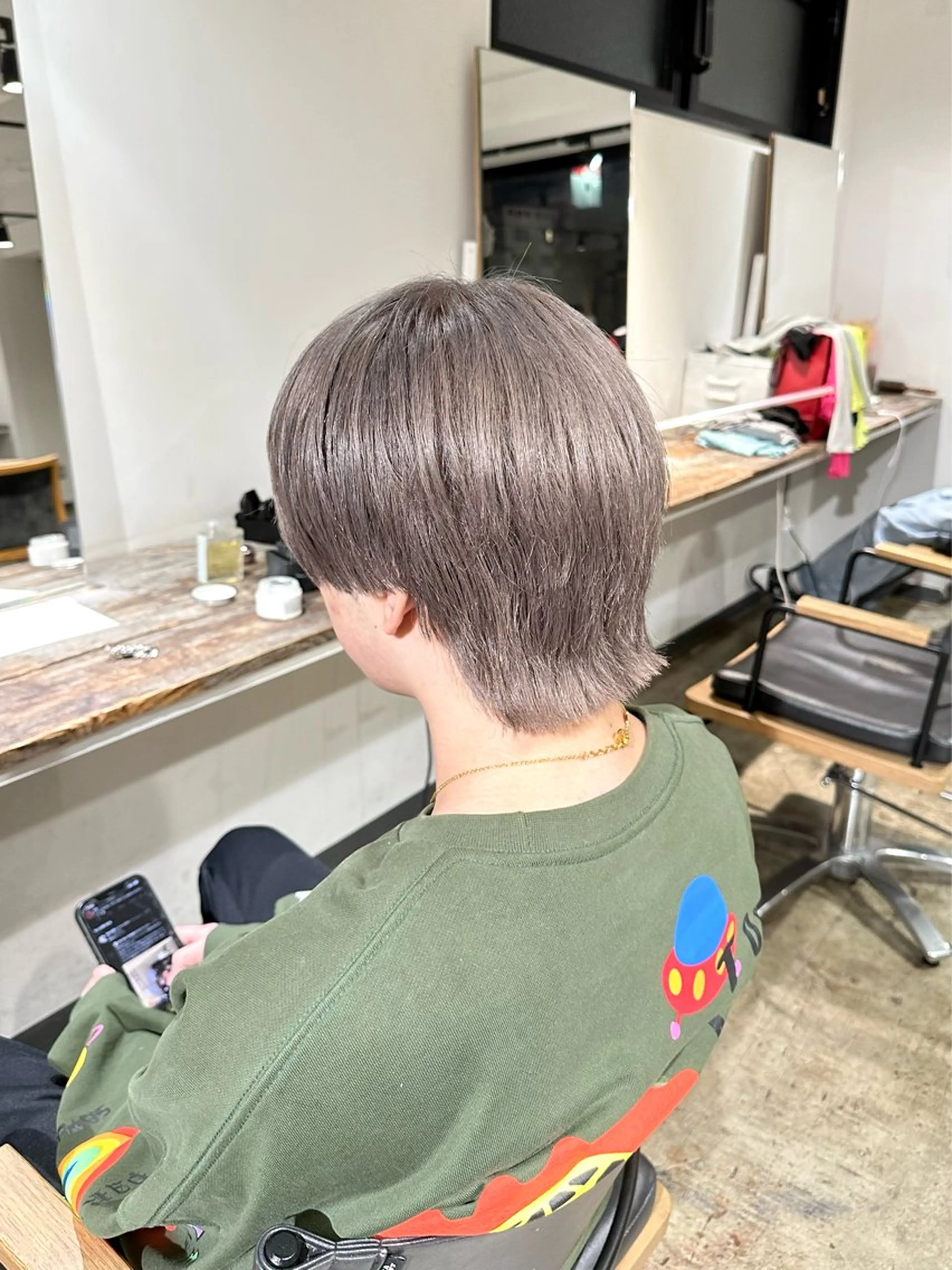 メンズ メンズブリーチ メンズハイトーン マッシュウルフ マッシュ メンズパーマ カット ヘアカラー トリートメント 骨格補正施術/メンズ 専門美容師/YUYAのヘアスタイル