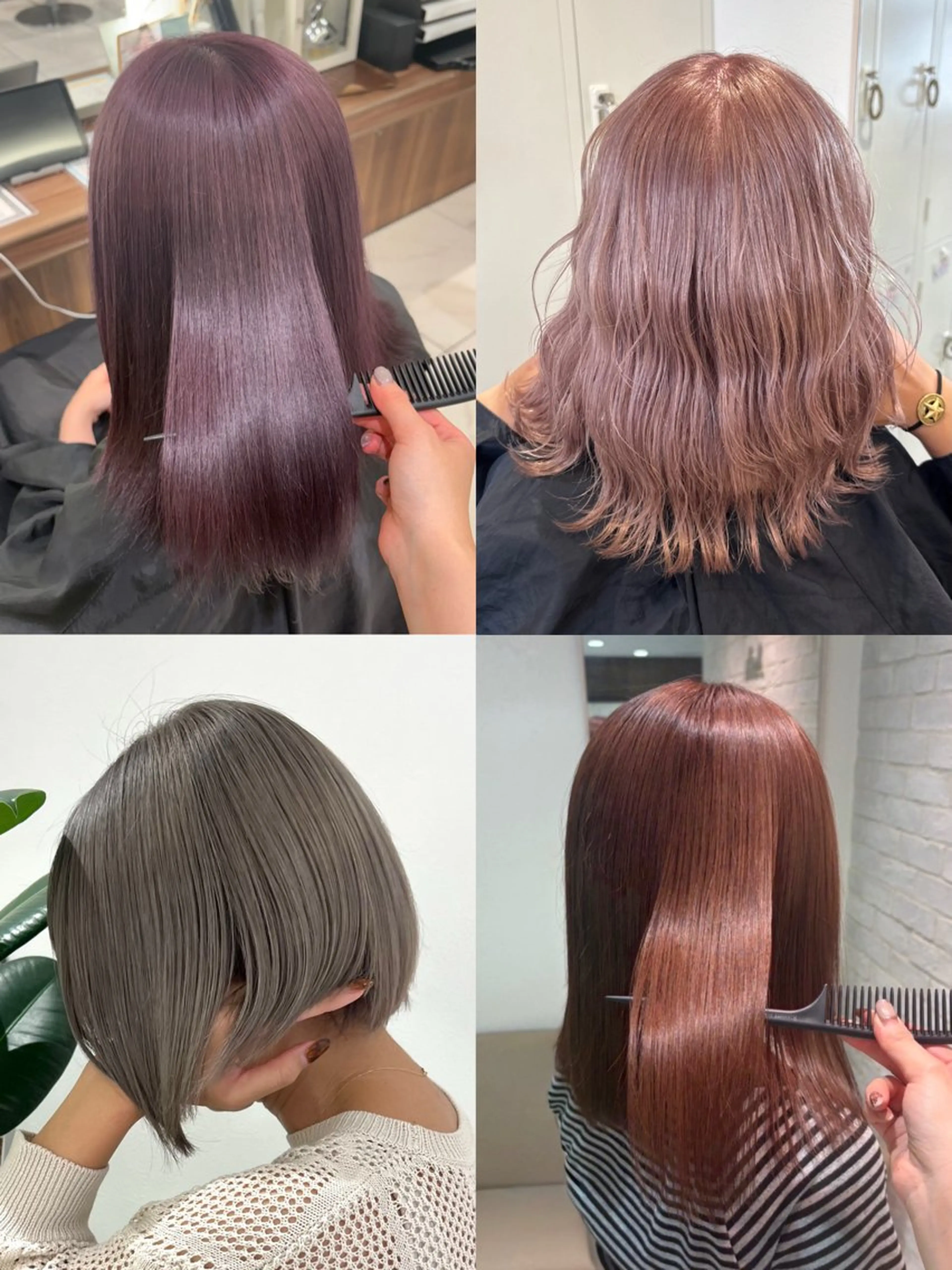カラー 加藤芽実カラーリスト /ミルクティーカラーのヘアスタイル