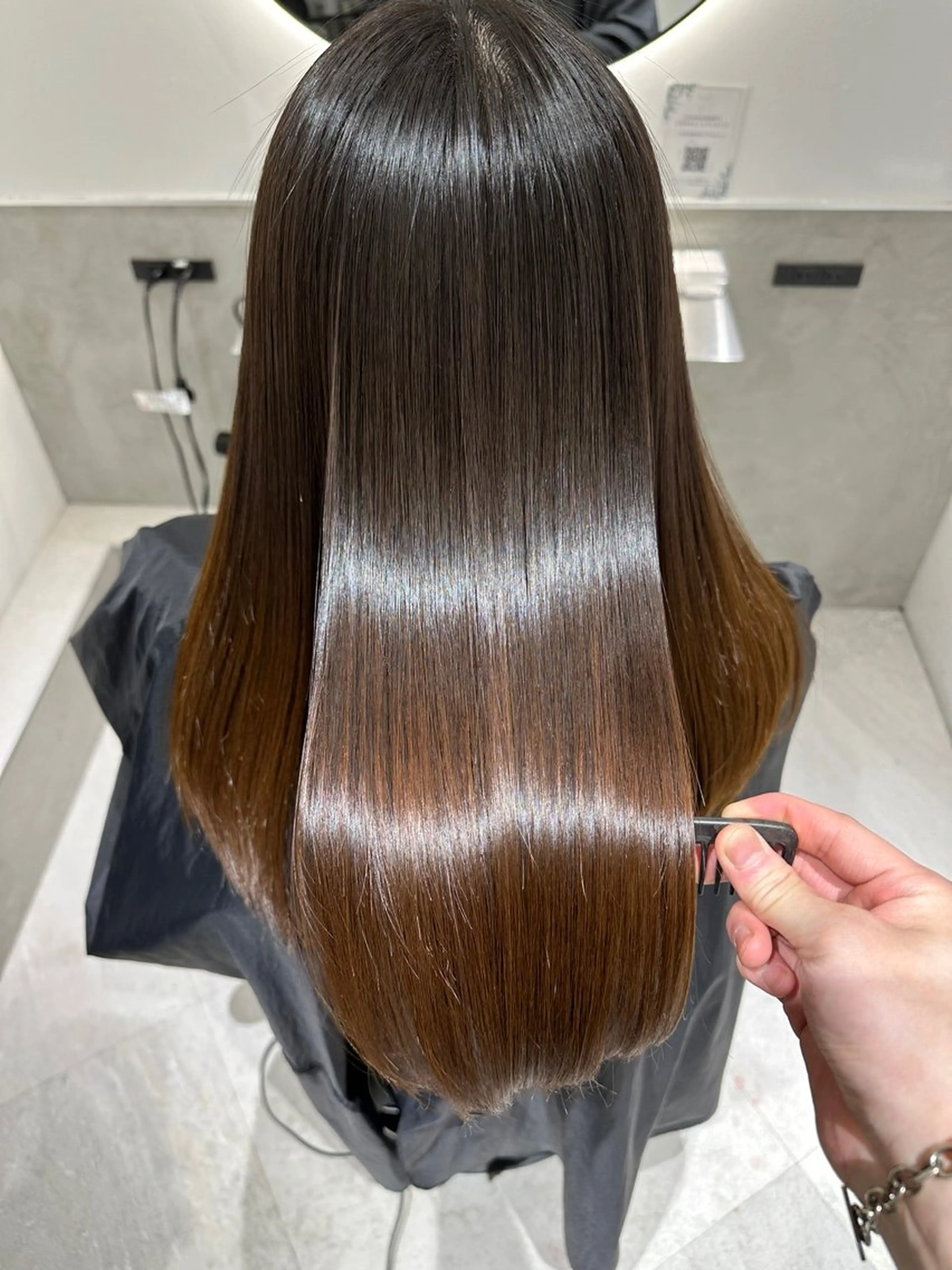 ミディアム 髪質改善 トリートメント トリートメント 💖褒められサラ艶髪 💖本木ヨシヒサ💖のヘアスタイル