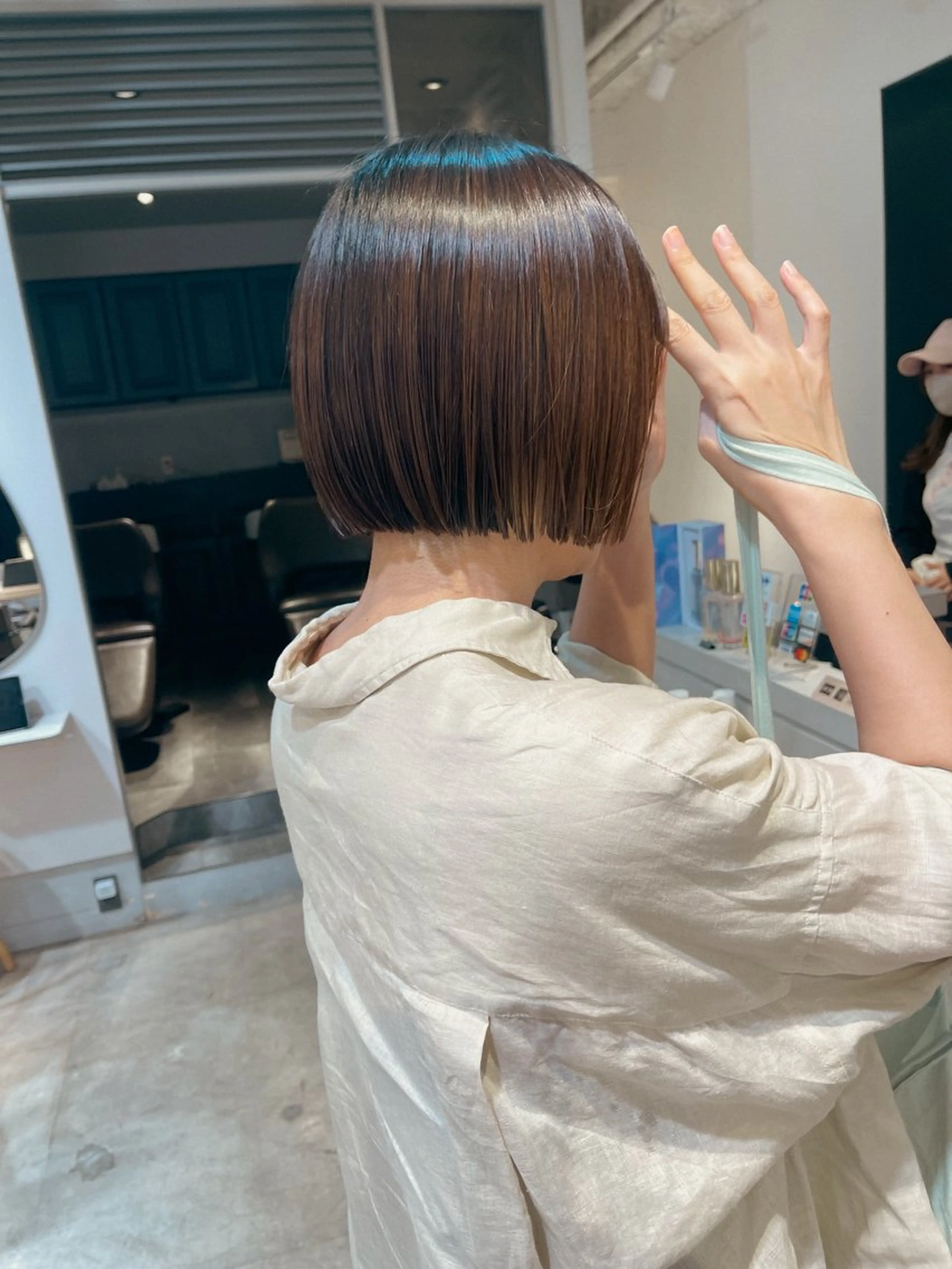 ショート カット ヘアカラー トリートメント 川本 裕🌿のヘアスタイル
