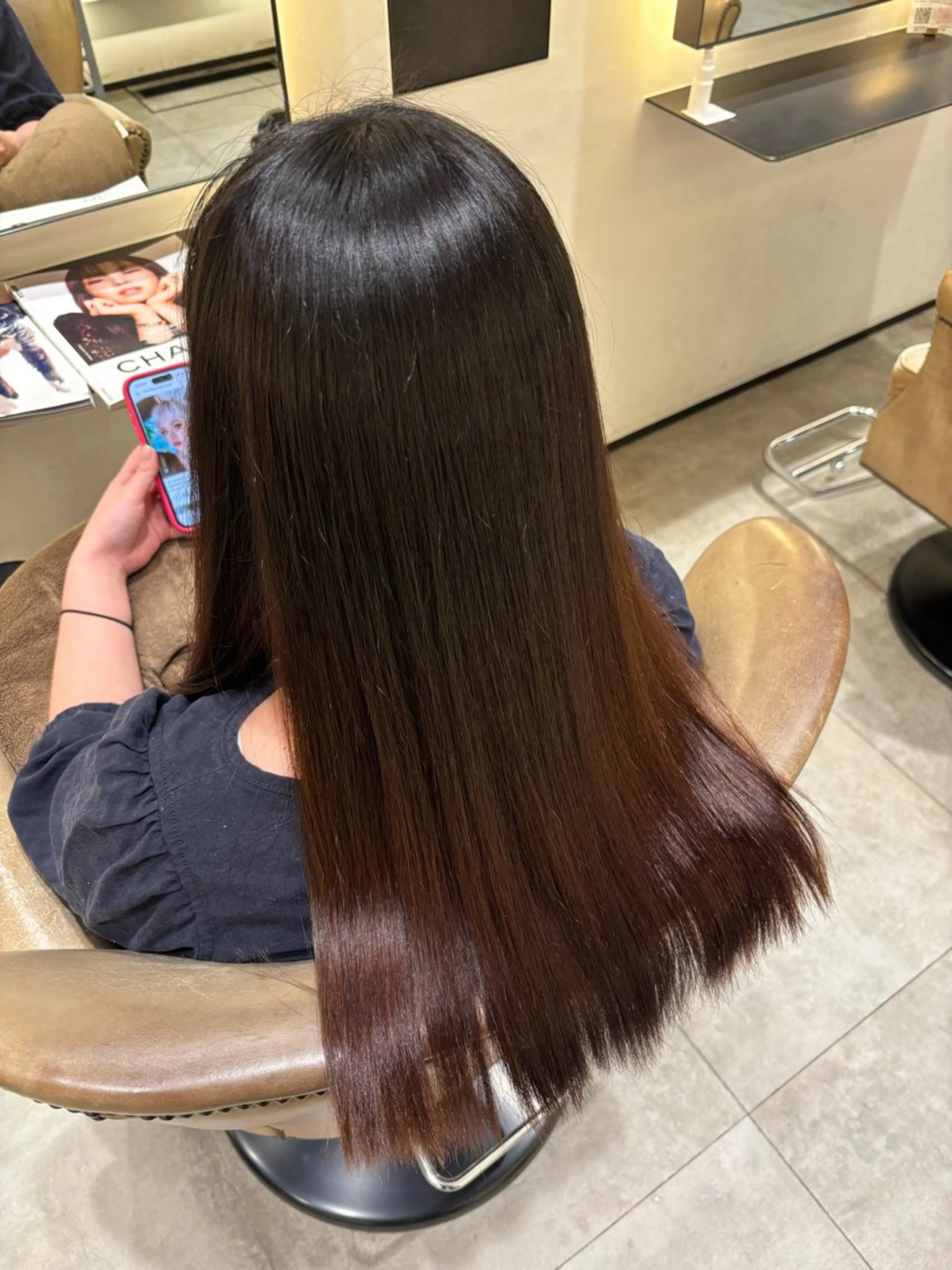 ロング トリートメント com’sLibli 澤井凜のヘアスタイル