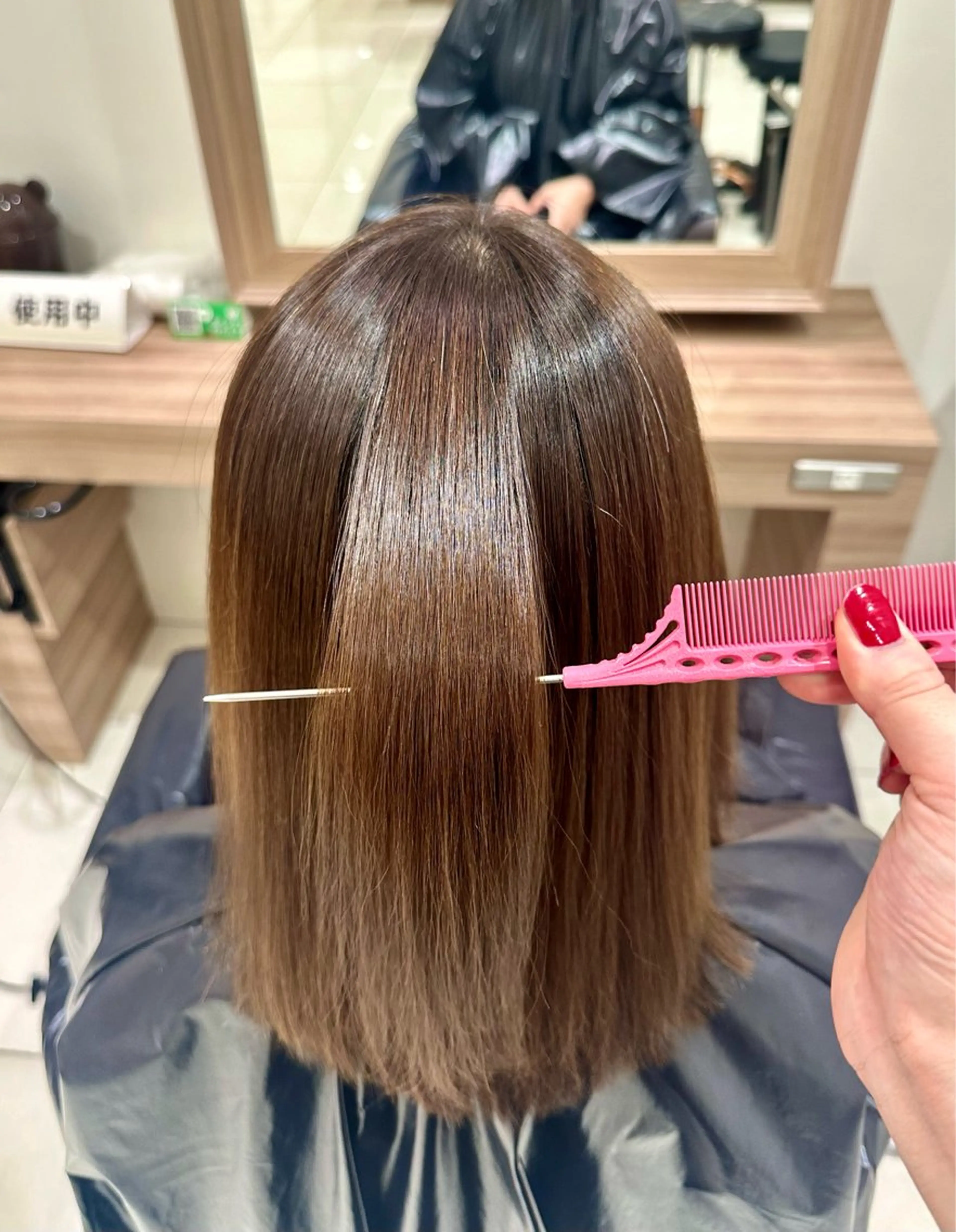 セミロング 縮毛矯正 Ash南町田グランベリーパーク店所属・Ash南町田店 ✂️ ユージのヘアスタイル