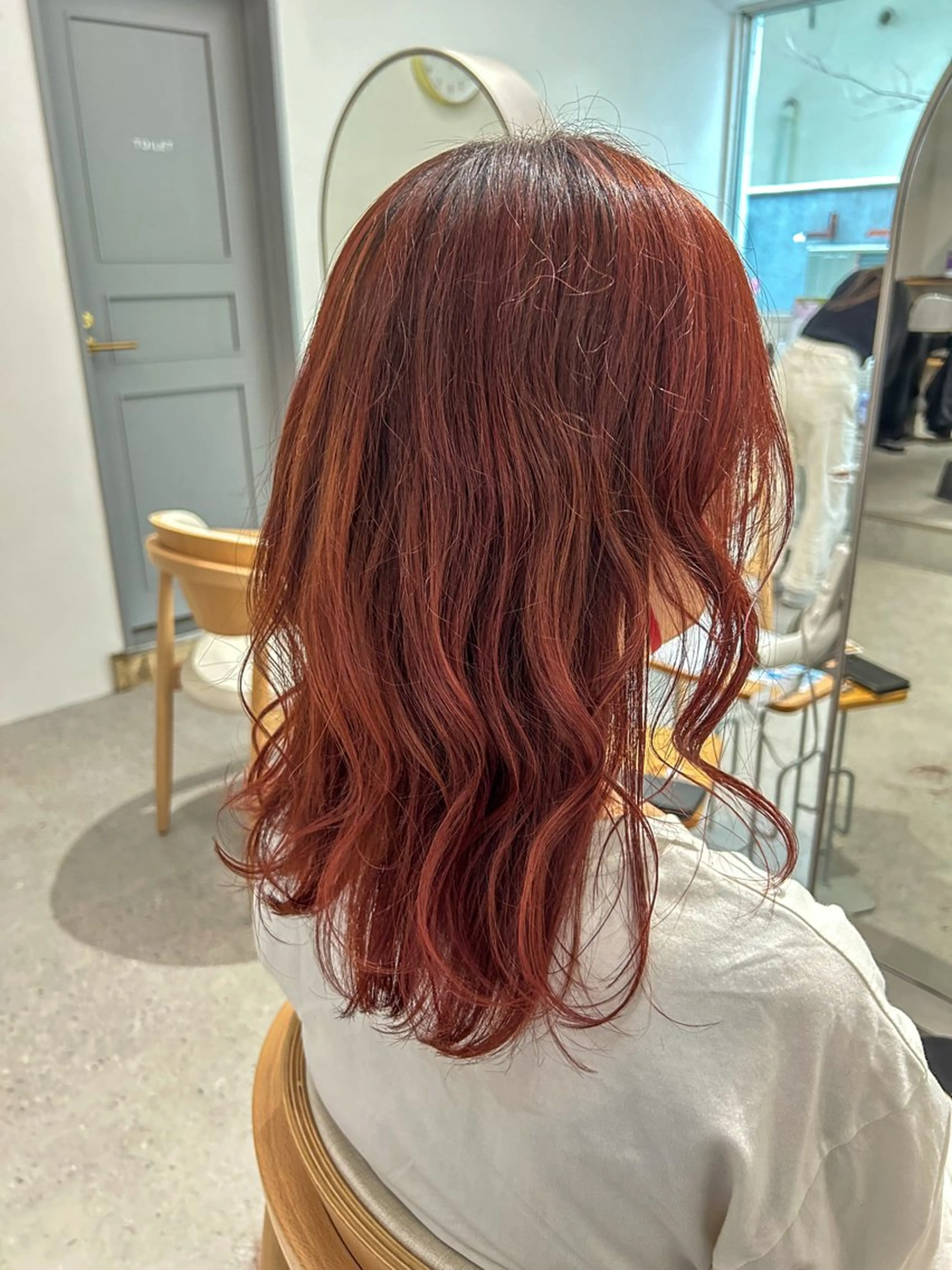 ミディアム カット ヘアカラー トリートメント sara所属・sara中谷 哲のヘアスタイル