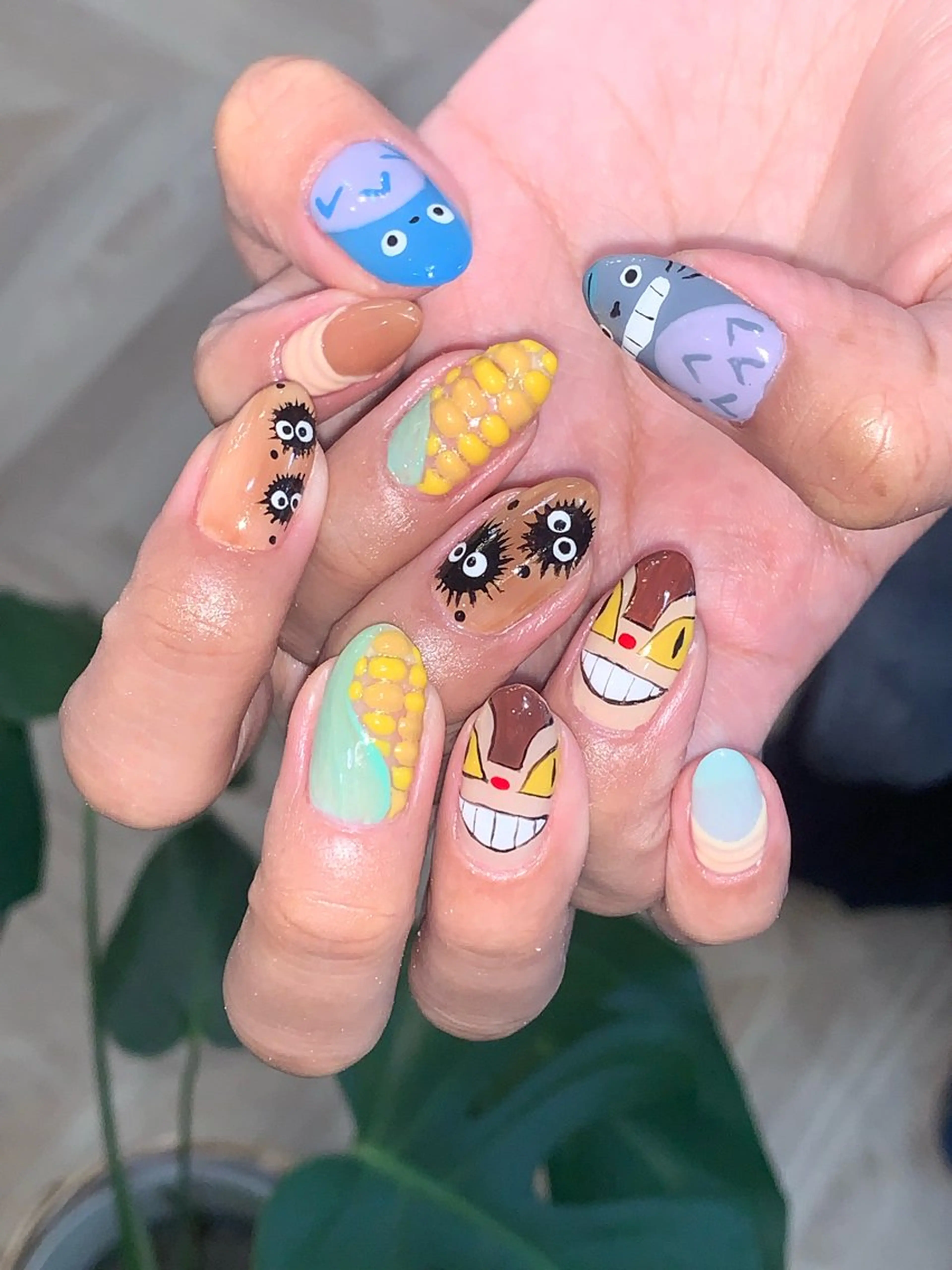 ネイル ハンドネイル NES NAIL所属・さゆり￤推しキャラ ￤ロングネイル🩷のネイルデザイン