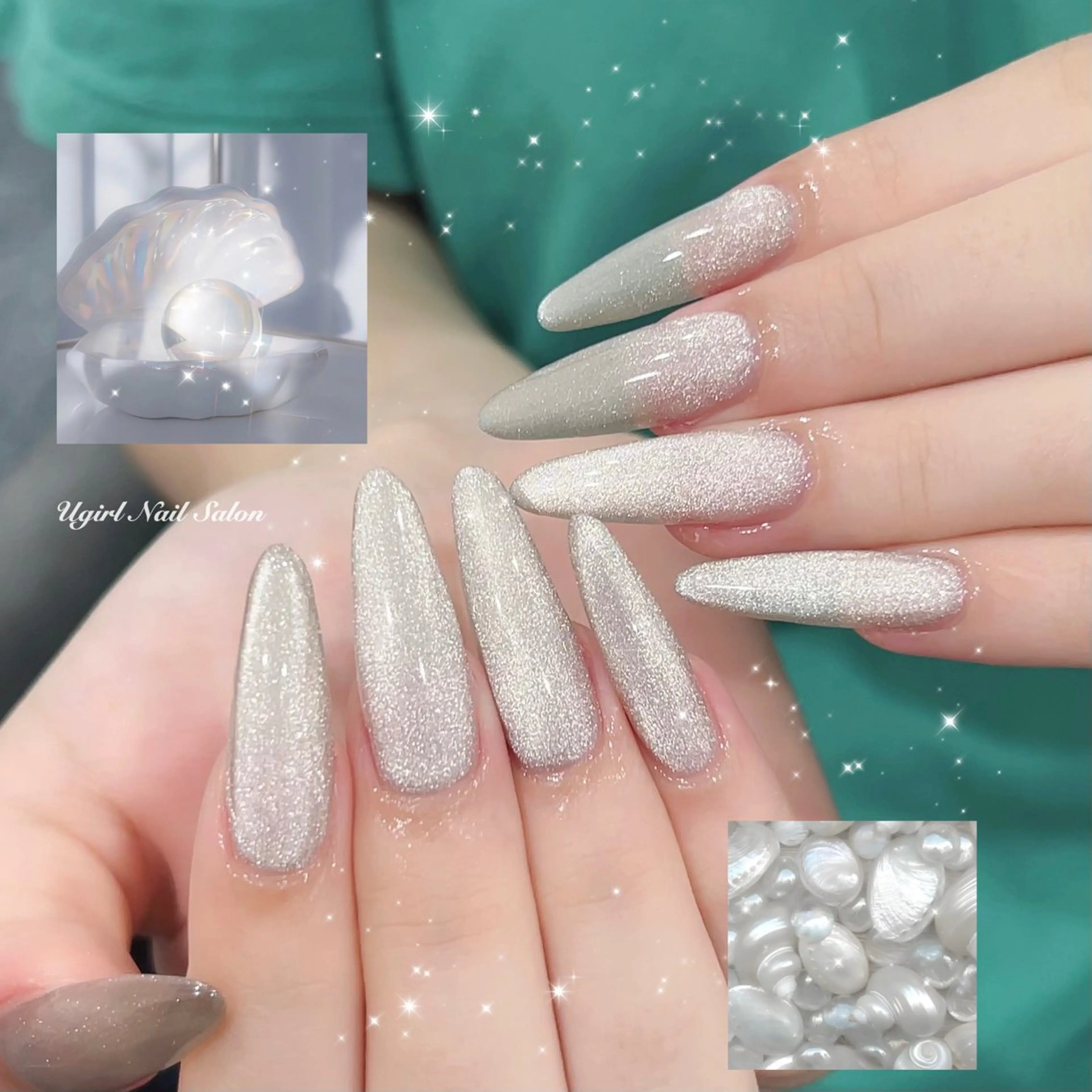 ネイル ハンドネイル 🪄Ugirl🎀 Midori🪽のネイルデザイン