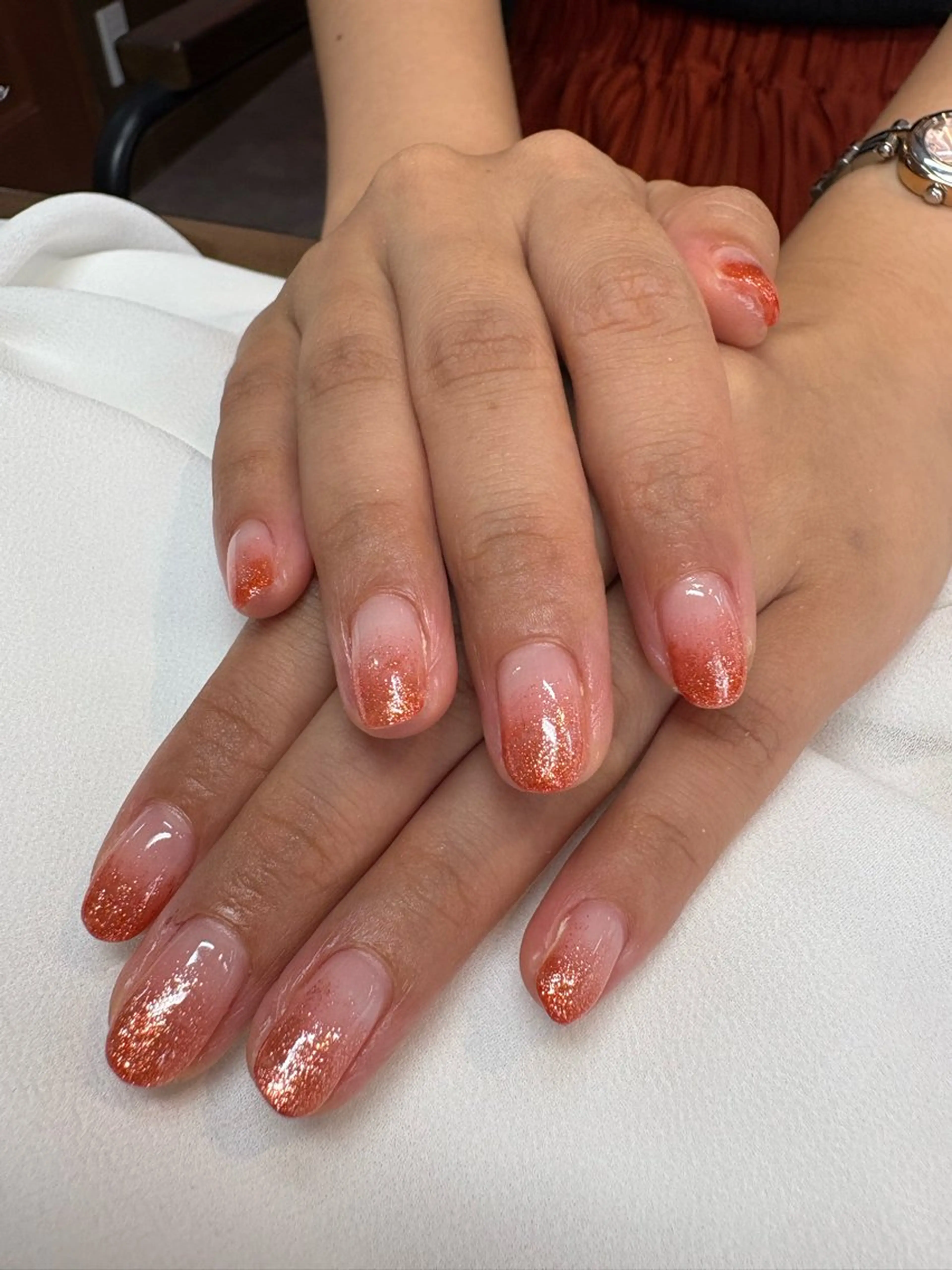 ネイル グラデーション ラメ(グリッター) ラメグラデーション marl -Msisnailsalon-甲子園店【マール】所属・marl あやかのネイルデザイン