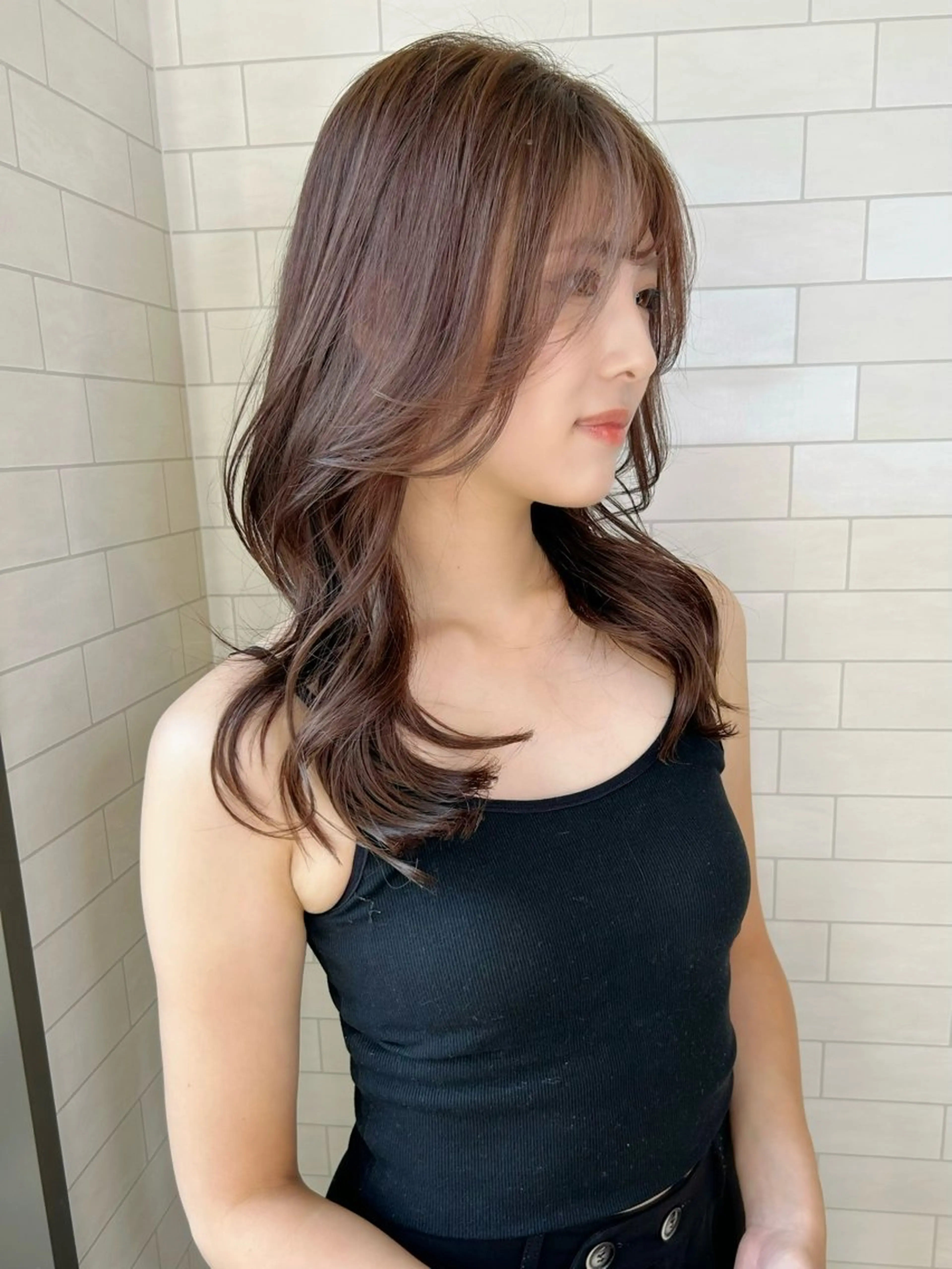 セミロング 神野 雅樹のヘアスタイル