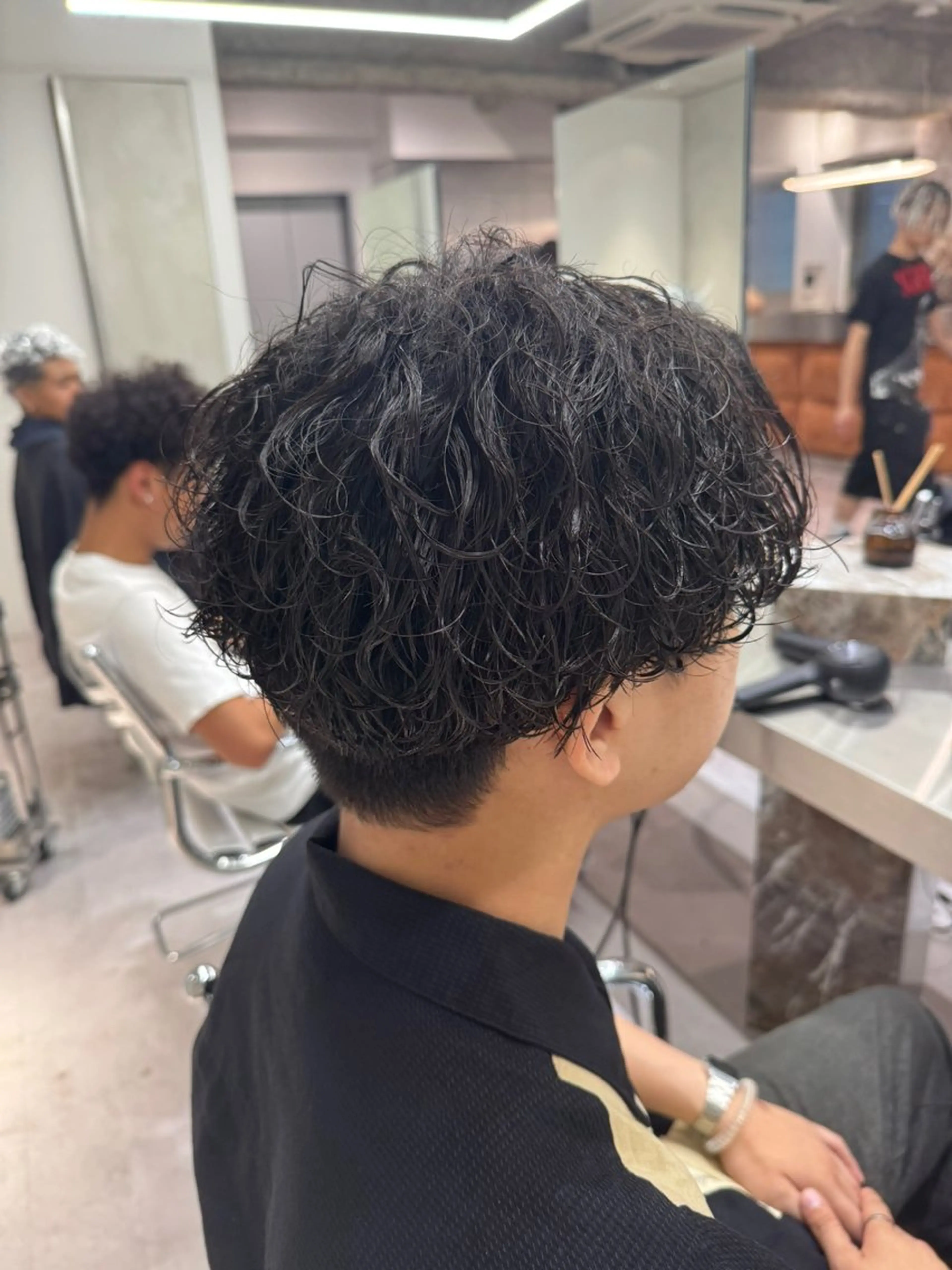 パーマ メンズ メンズパーマ メンズサロンU所属・ブリーチ/パーマ特化 片平和寿のヘアスタイル
