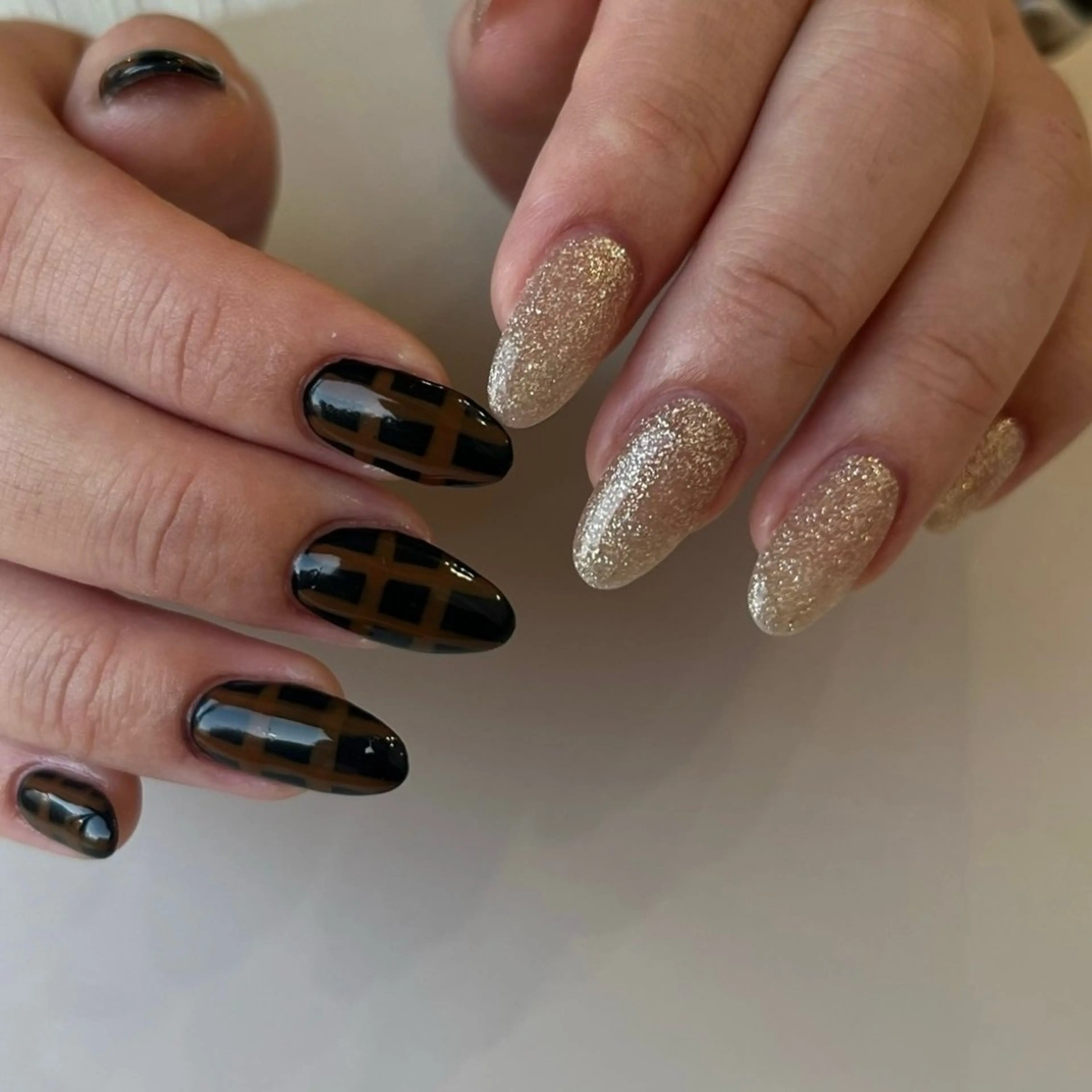 ネイル ブラウン ハンドネイル nail‪◯ petitnanoのネイルデザイン