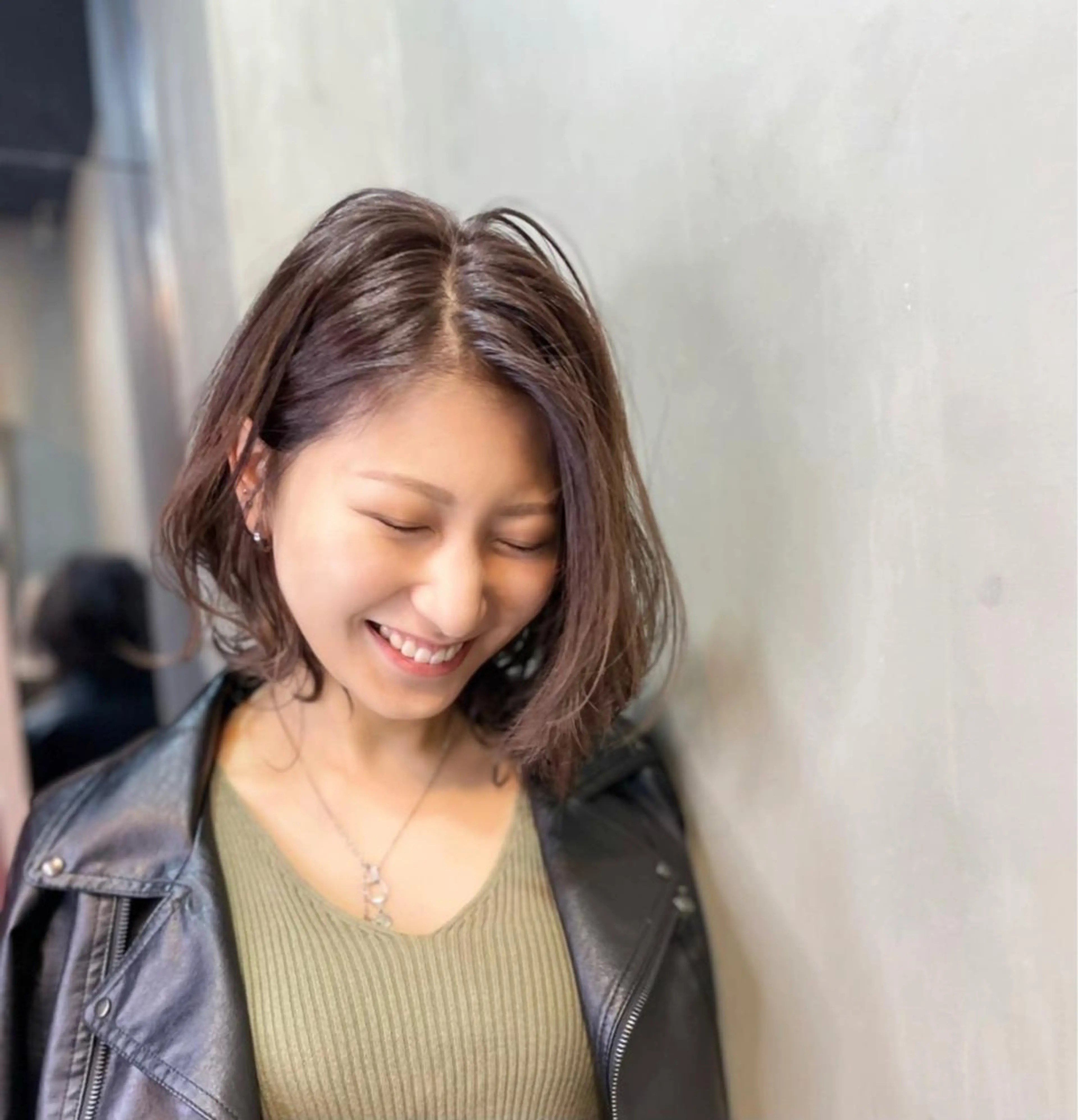 ミディアム 外国人風カラー レイヤーカット カット ヘアカラー トリートメント TMJ所属・バズる韓国ヘア 🇰🇷溝邊　拓麿のヘアスタイル