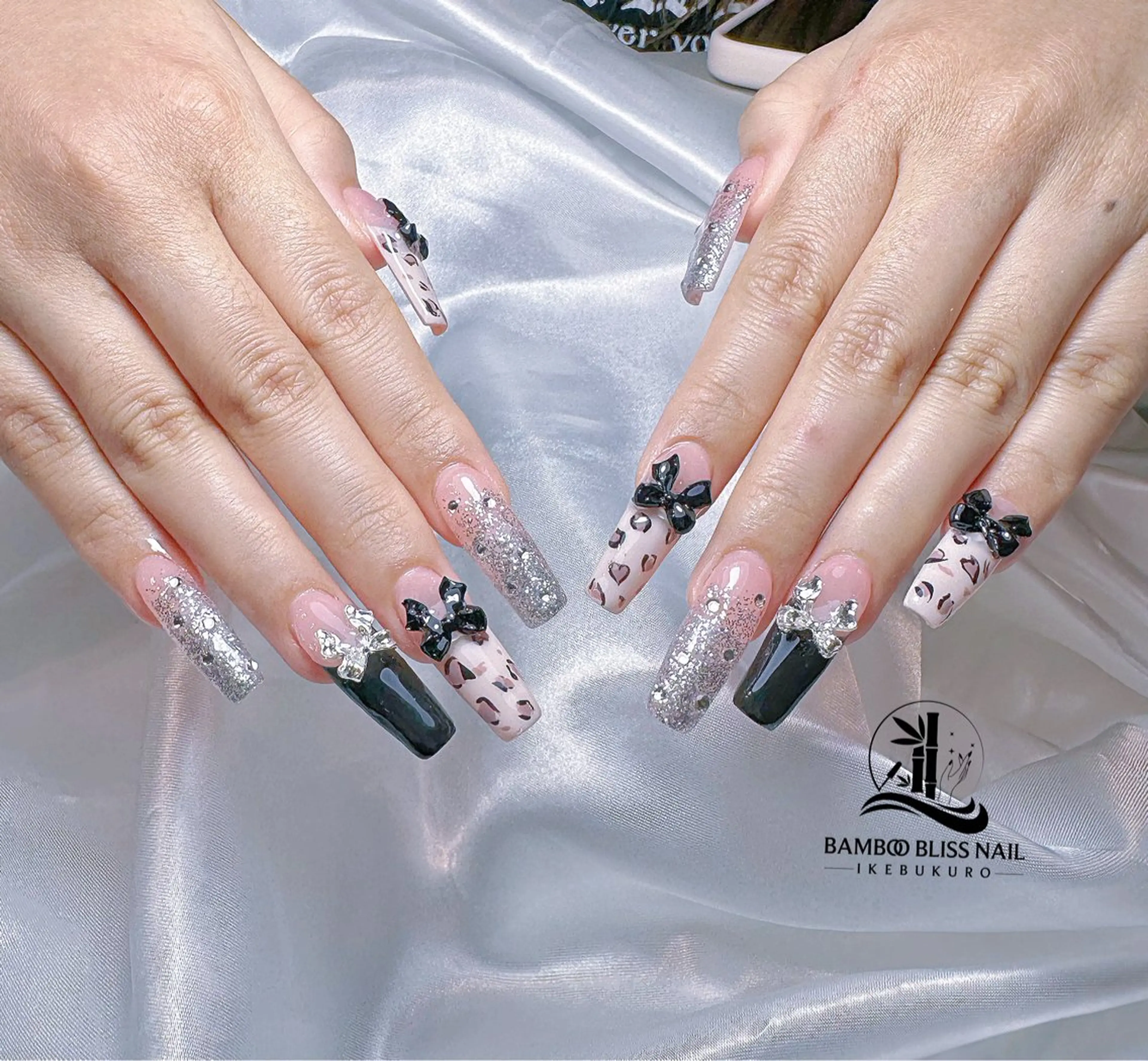 ネイル BAMBOO BLISS 研修用のネイルデザイン