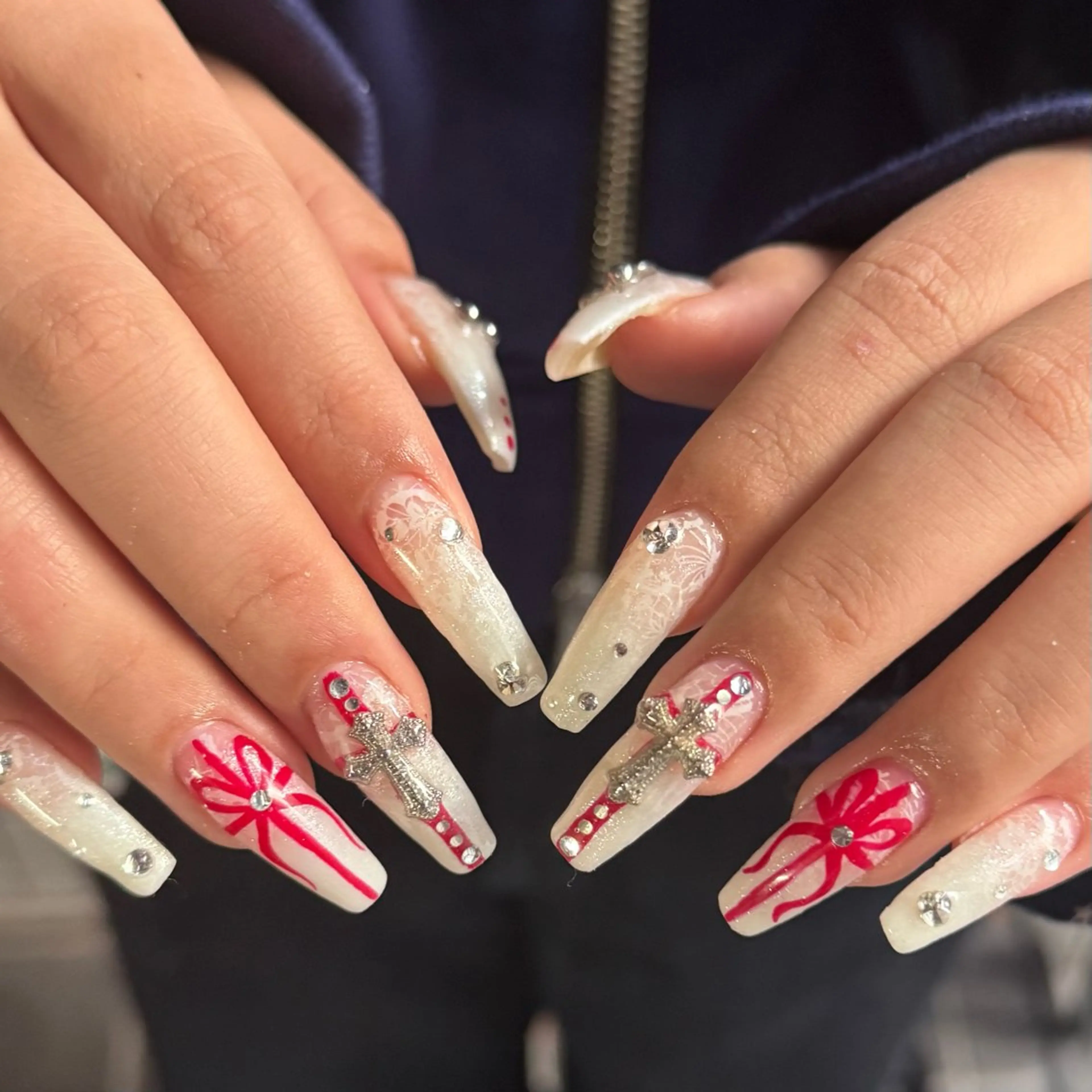 ロング 小川 柚香のネイルデザイン