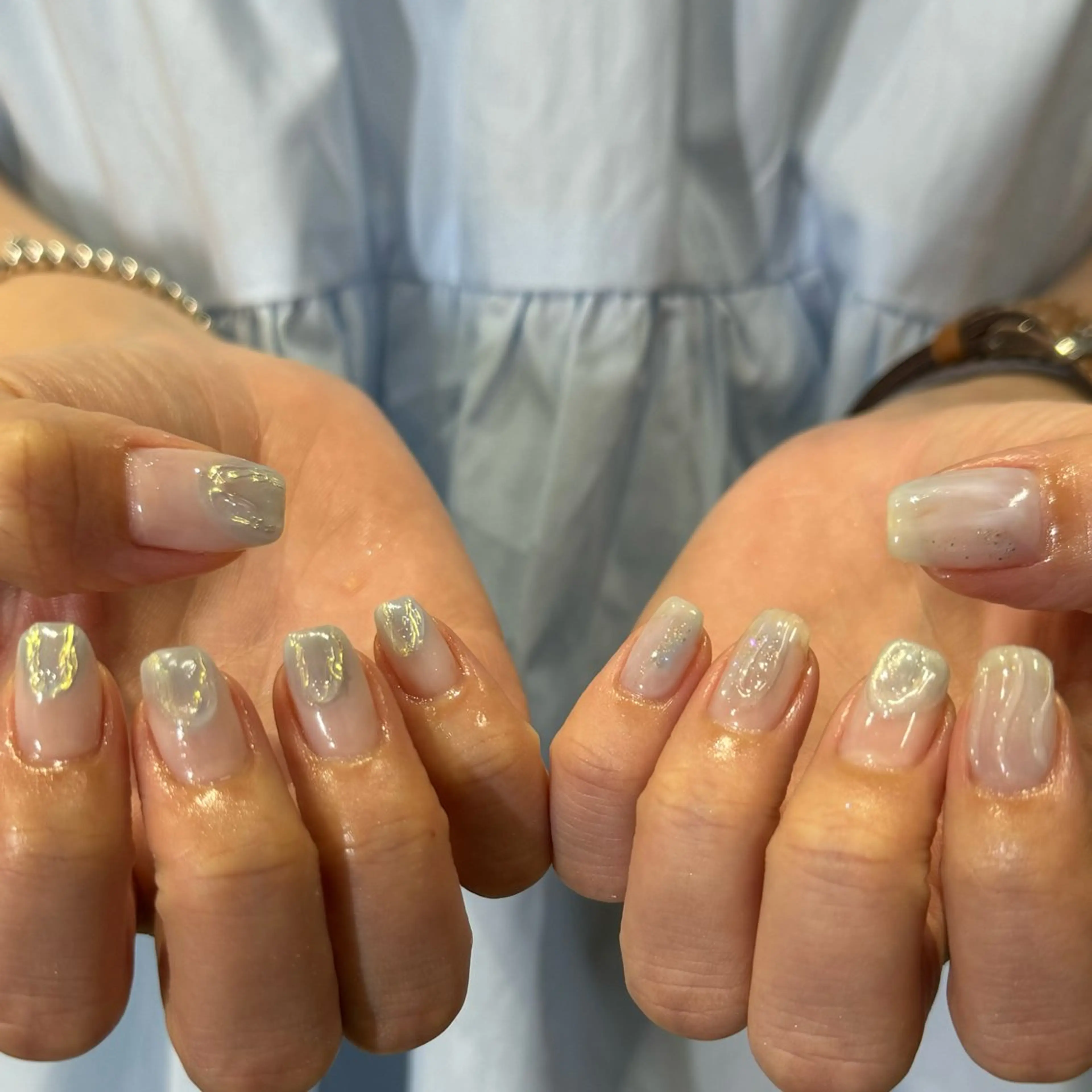 ネイル ニュアンスネイル ハンドネイル Tigris.所属・Tigris. sadamotoのネイルデザイン
