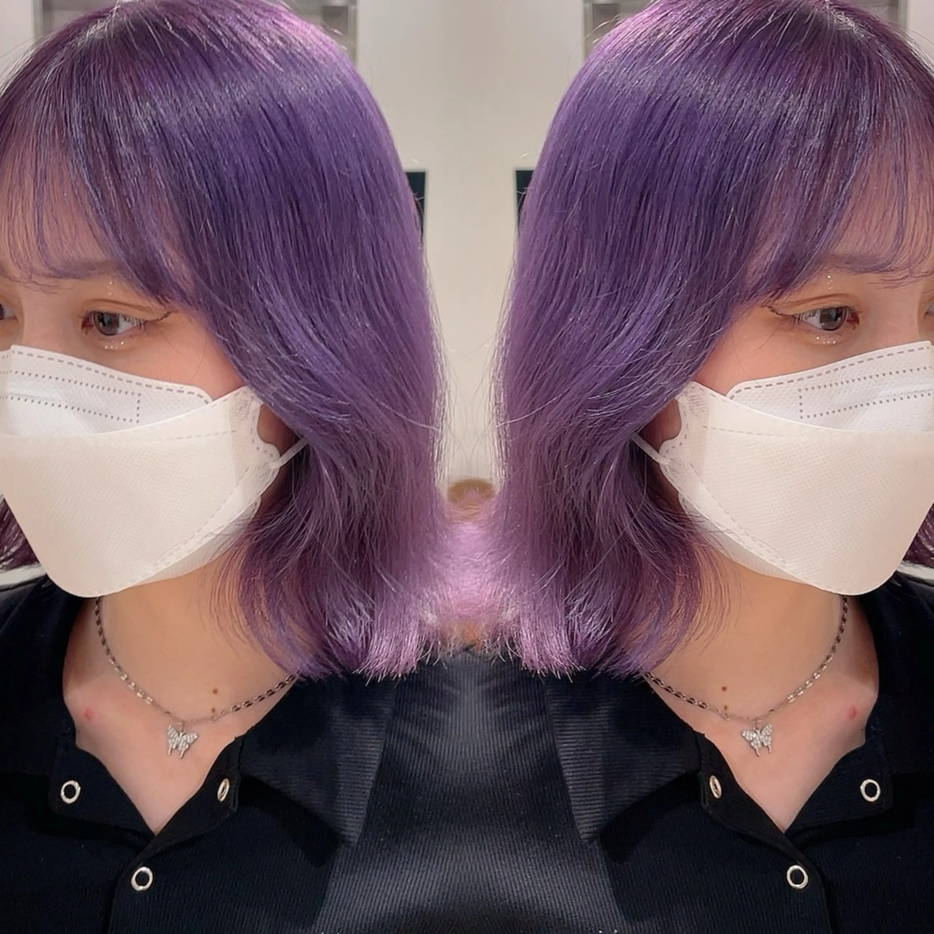 ショート カラー ヘアカラー トリートメント もえな 💋👼🏻のヘアスタイル