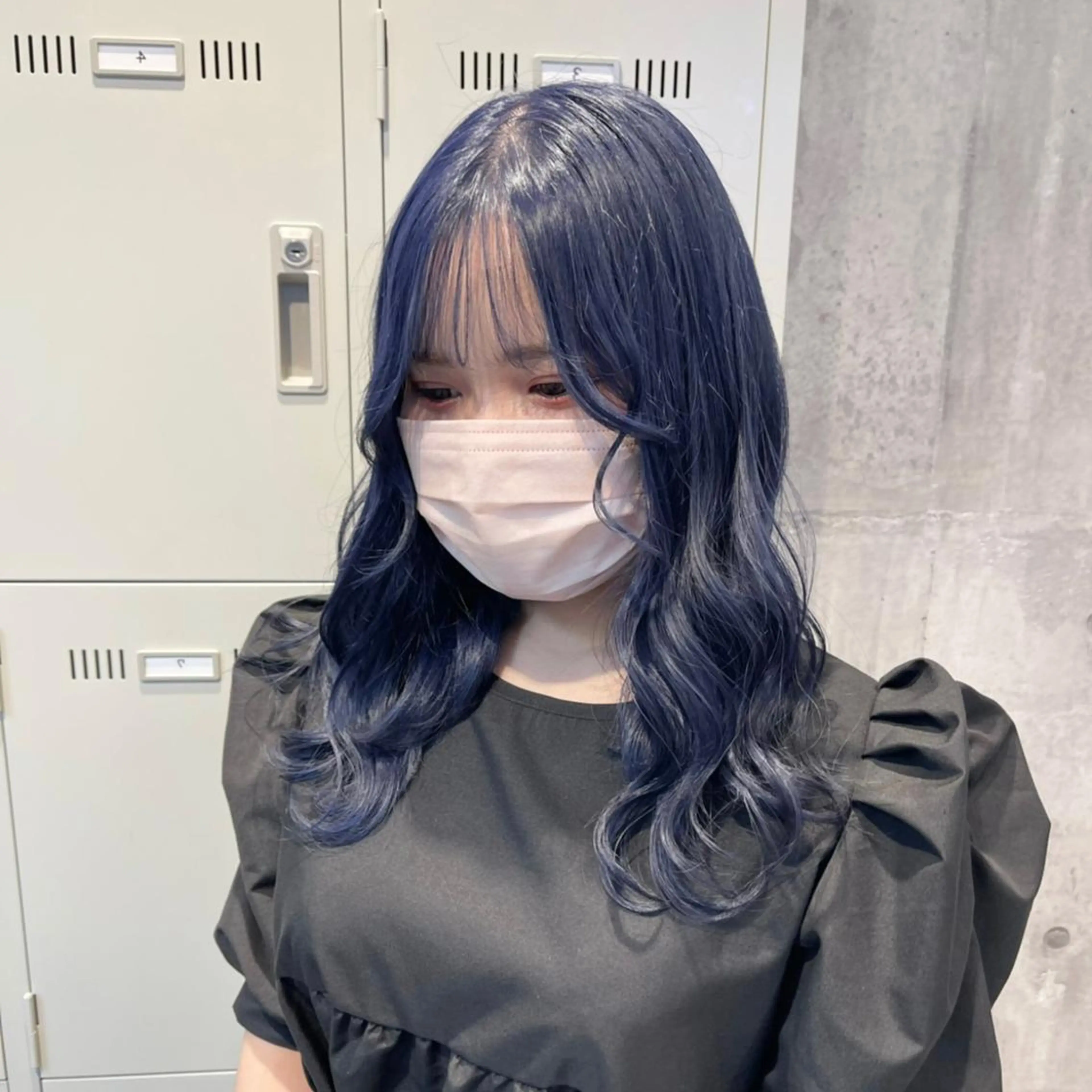 ミディアム カラー パーマ ヘアアレンジ メンズ キッズ ネイル マツエク・マツパ アイブロウ 似合わせカラー♡髪質 改善🎀サトカ🍒のヘアスタイル