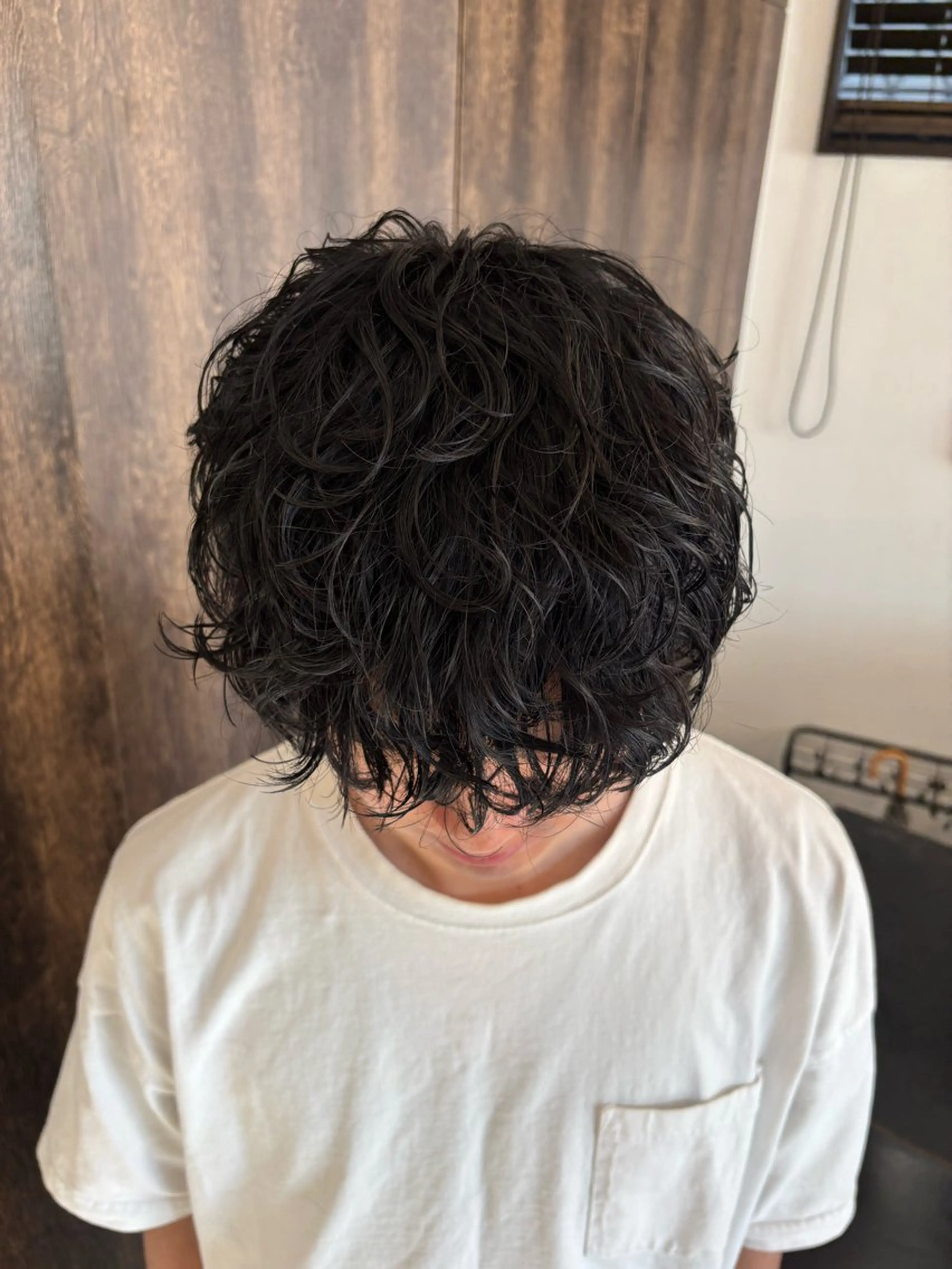 ショート カット パーマ メンズパーマ/ 上原琉介のヘアスタイル