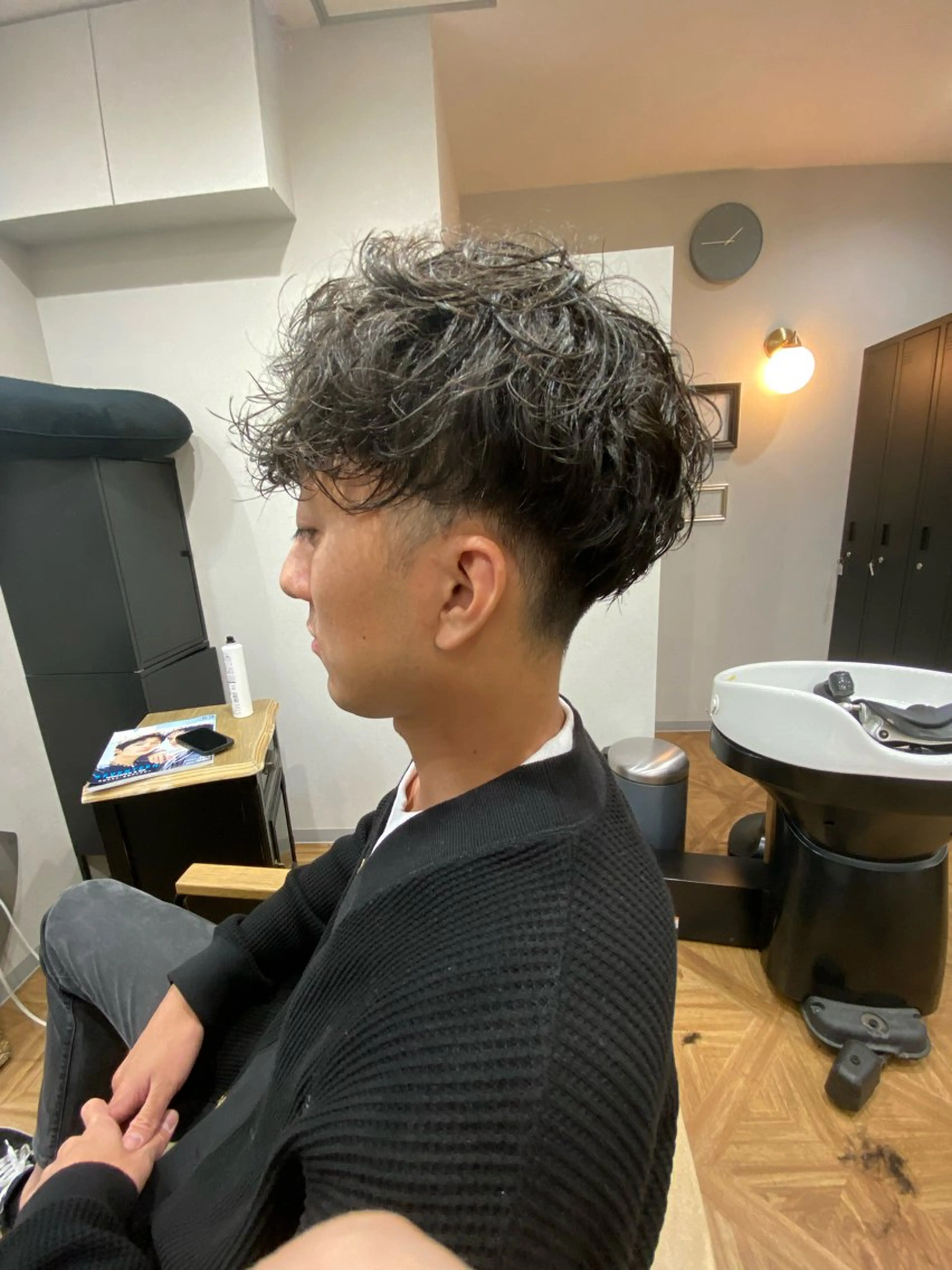 ショート パーマ 伸ばしかけ 齋藤 優のヘアスタイル