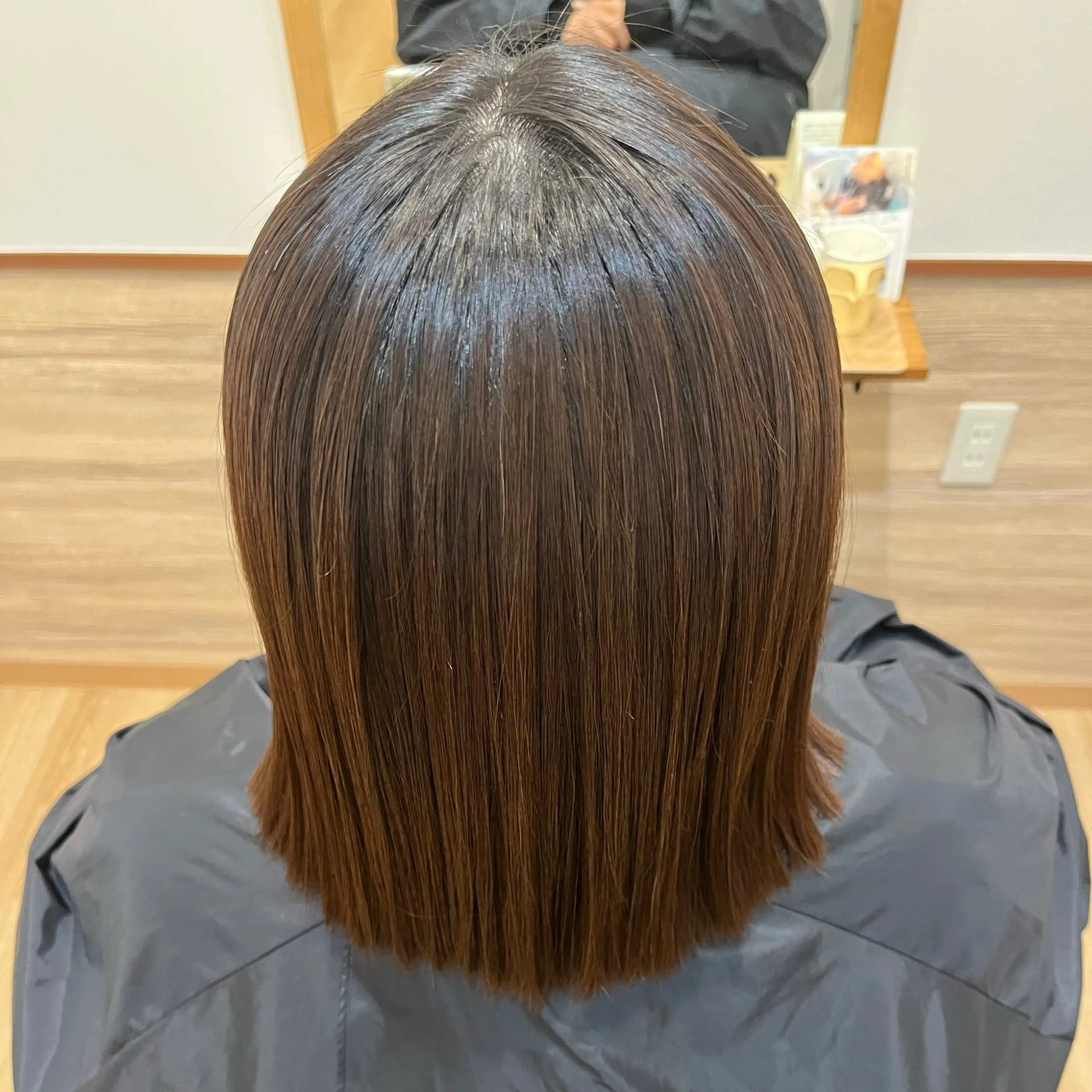 ミディアム 縮毛矯正 縮毛矯正 🌼カラー縮毛矯正 🌼渡辺歩🌼のヘアスタイル