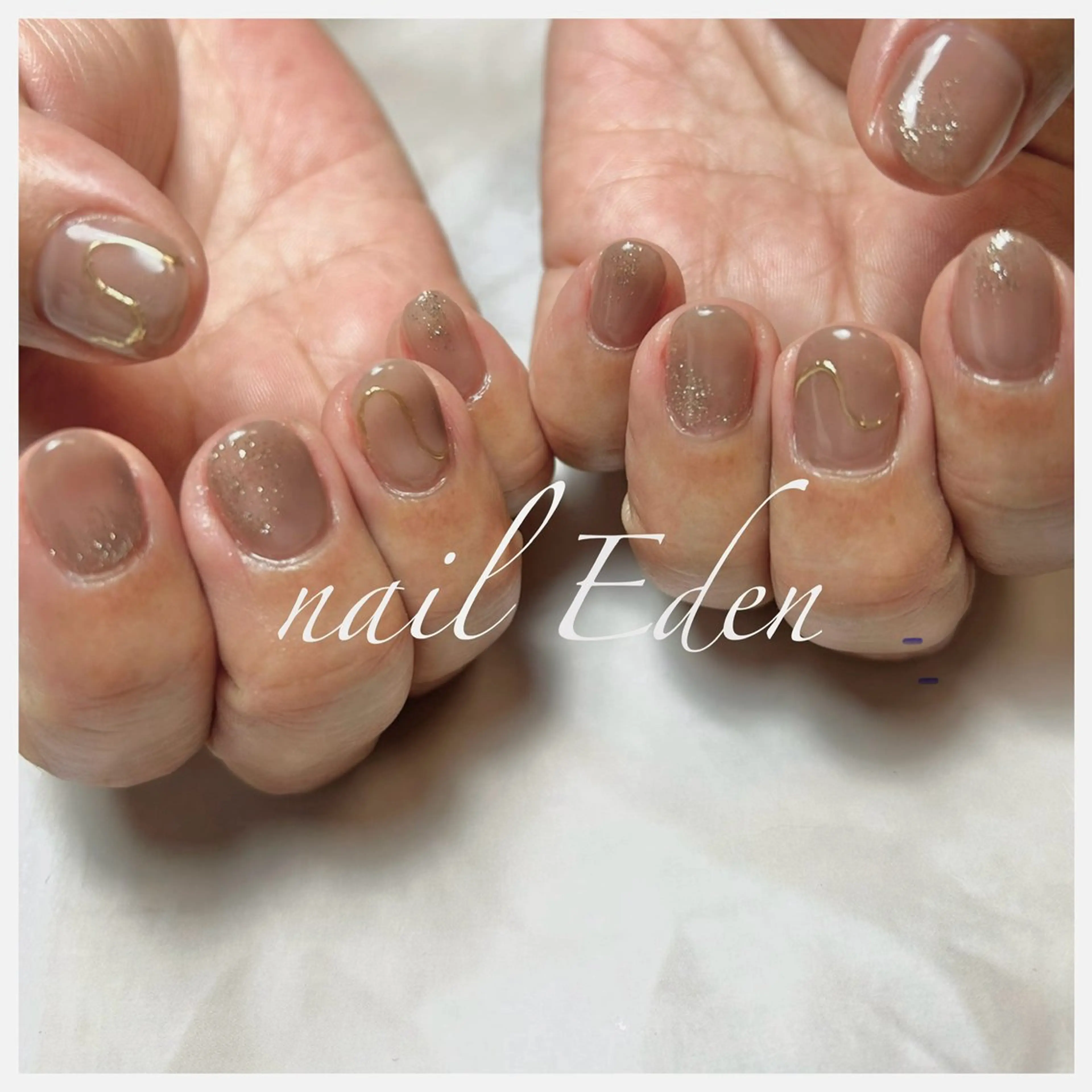 ネイル 持ち込み ハンドネイル ハンドケア Eden　private nail saron所属・Eden ♾️のネイルデザイン