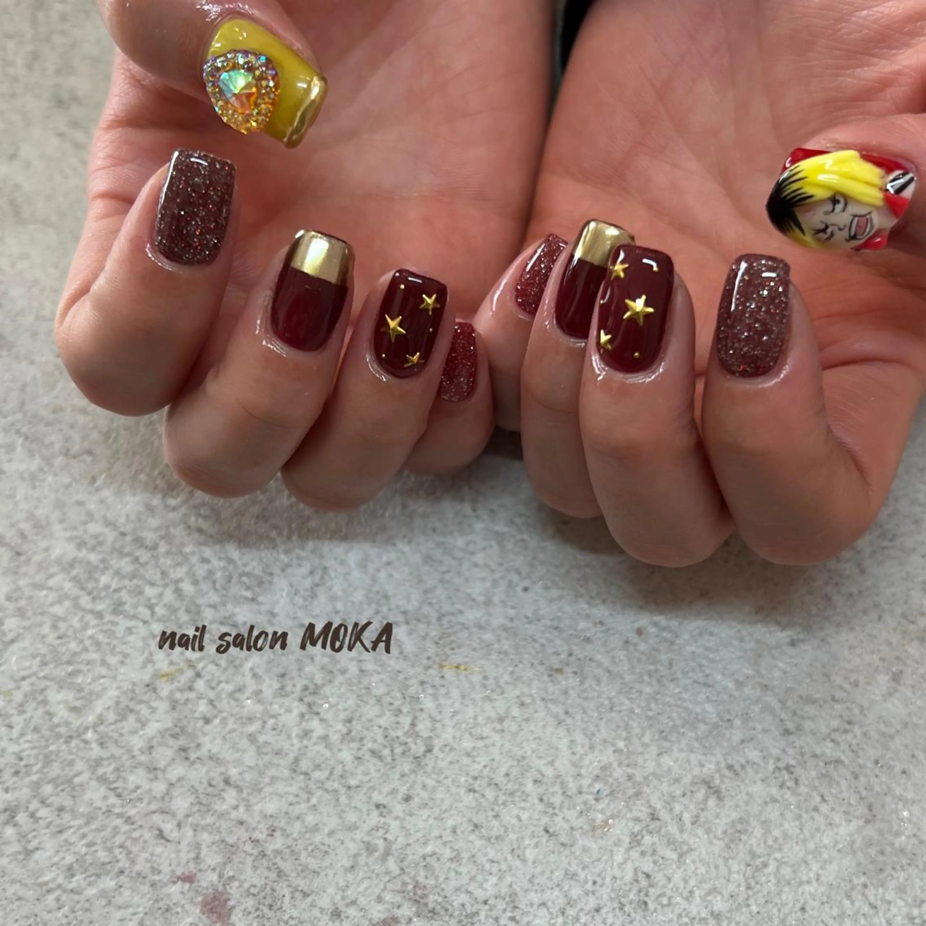 ネイル 持ち込み ハンドネイル nail salon MOKAのネイルデザイン