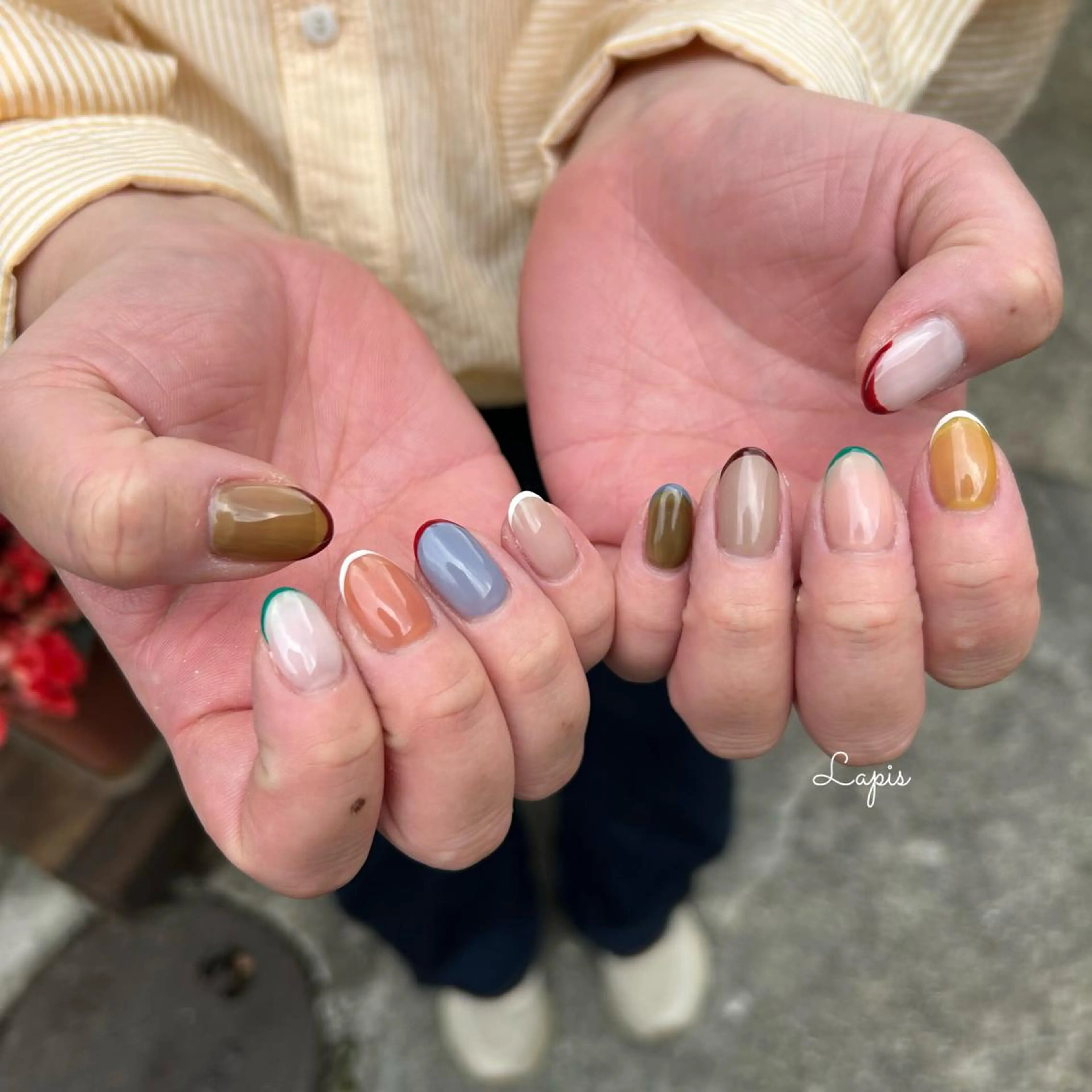 ネイル ハンドネイル Lapis *のネイルデザイン