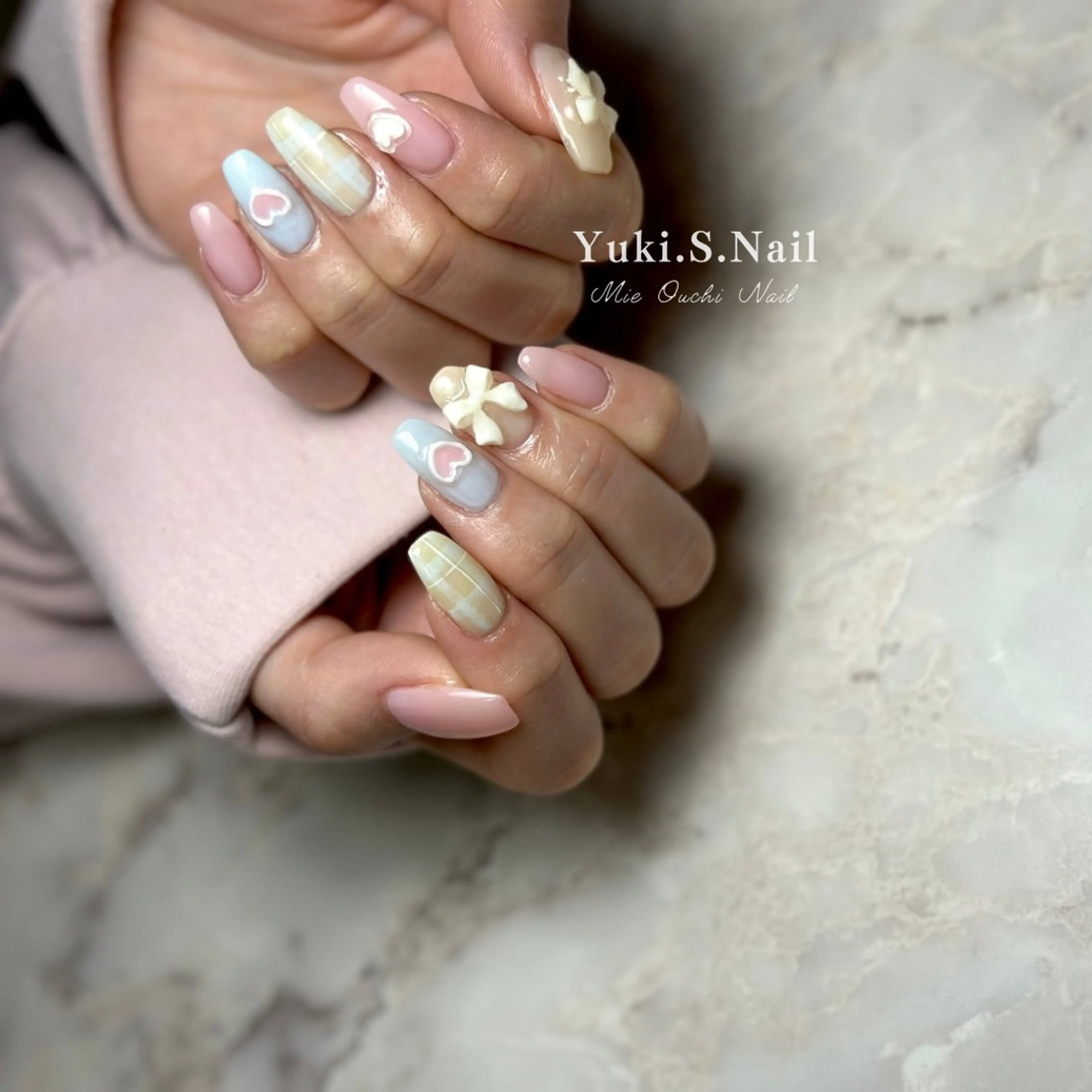ロング ハンドネイル Yuki S.Nailのネイルデザイン