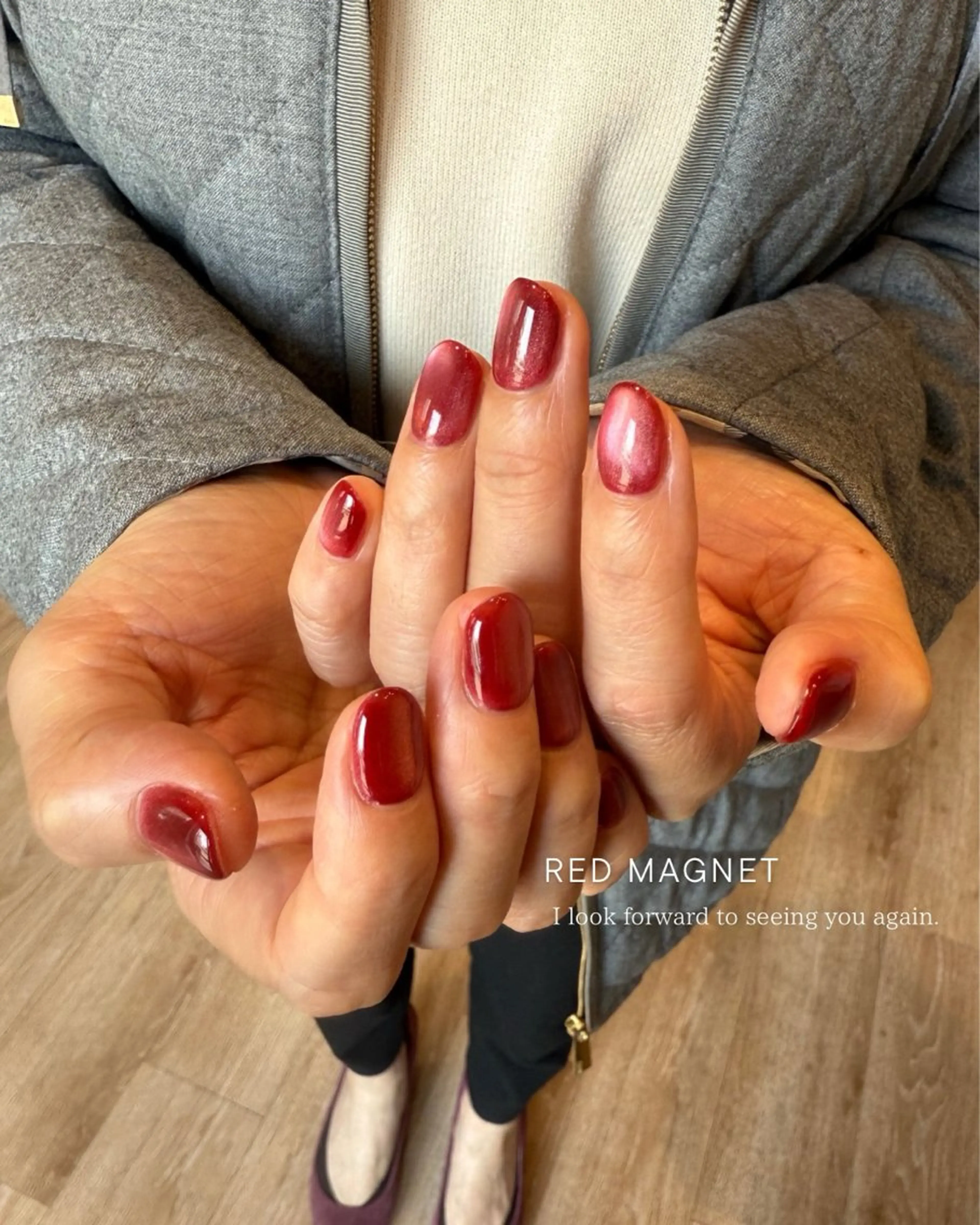 ネイル ジェルネイル マグネットネイル パラジェル ぷっくりネイル 春ネイル ハンドネイル Seemly 千田町店所属・フラワーパラジェル 🌸シームリーエミのネイルデザイン