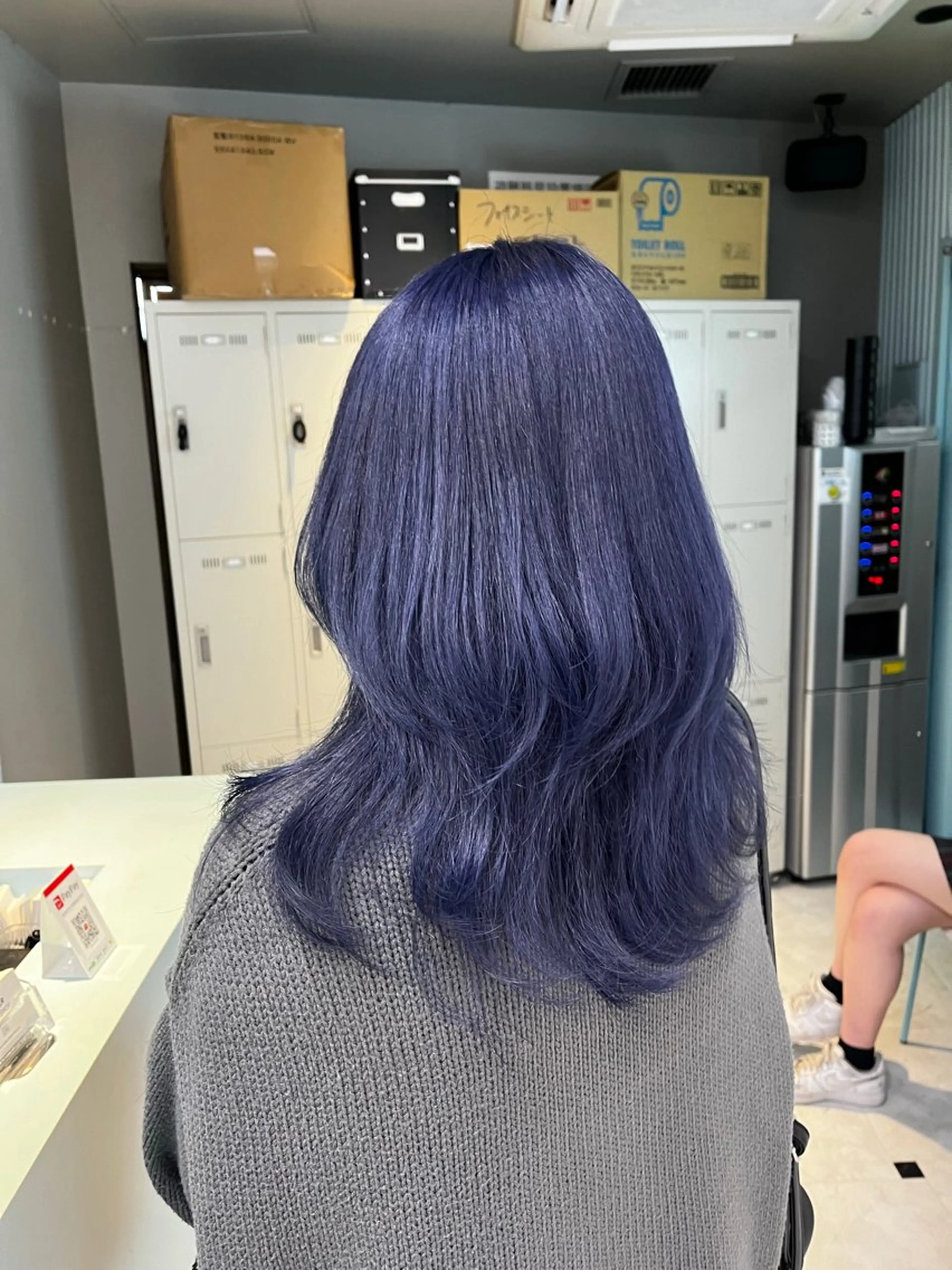 セミロング カラー ヘアカラー トリートメント ブリーチカラー 🩵MIZUKIのヘアスタイル