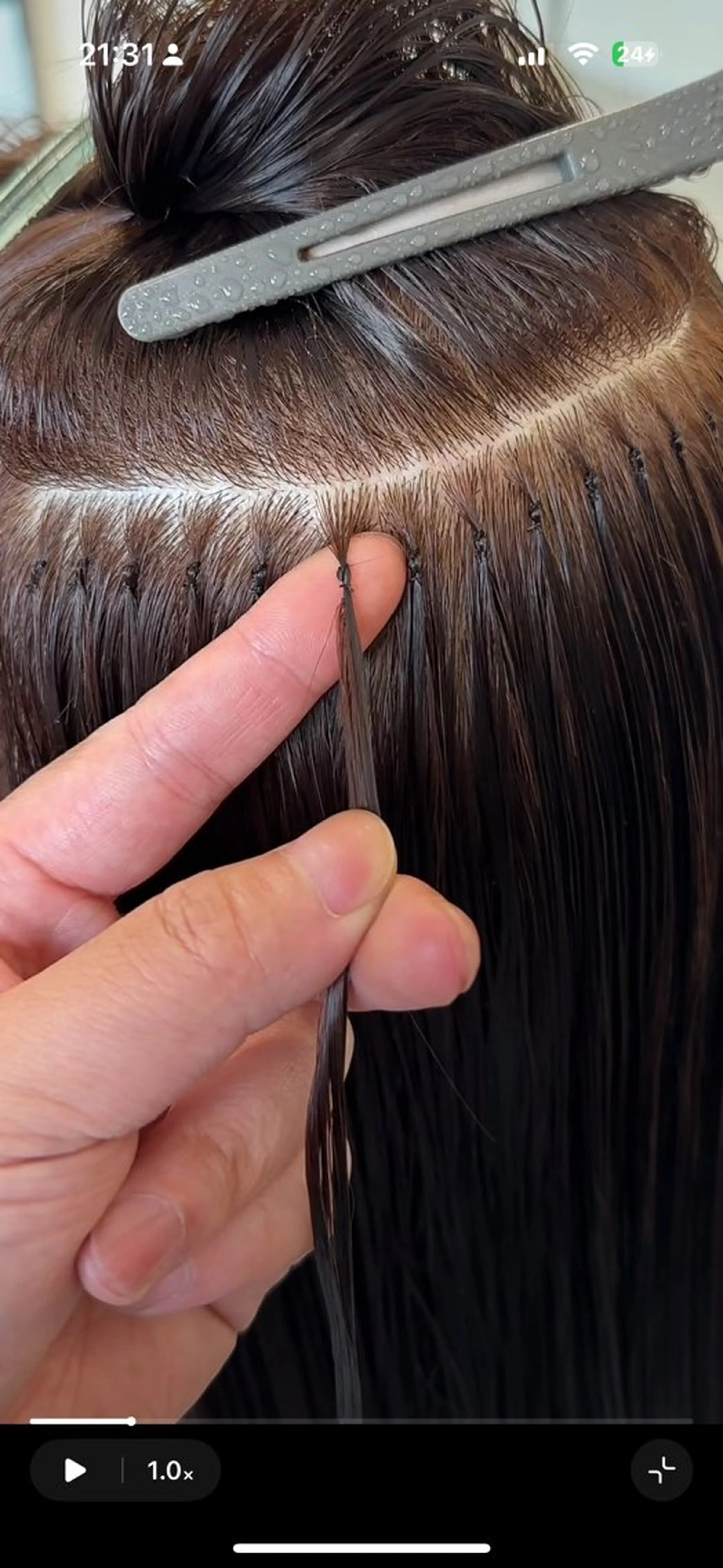 ロング エクステ OLD.L所属・エクステ&カラー専門 羽エクステ 新大久保のヘアスタイル