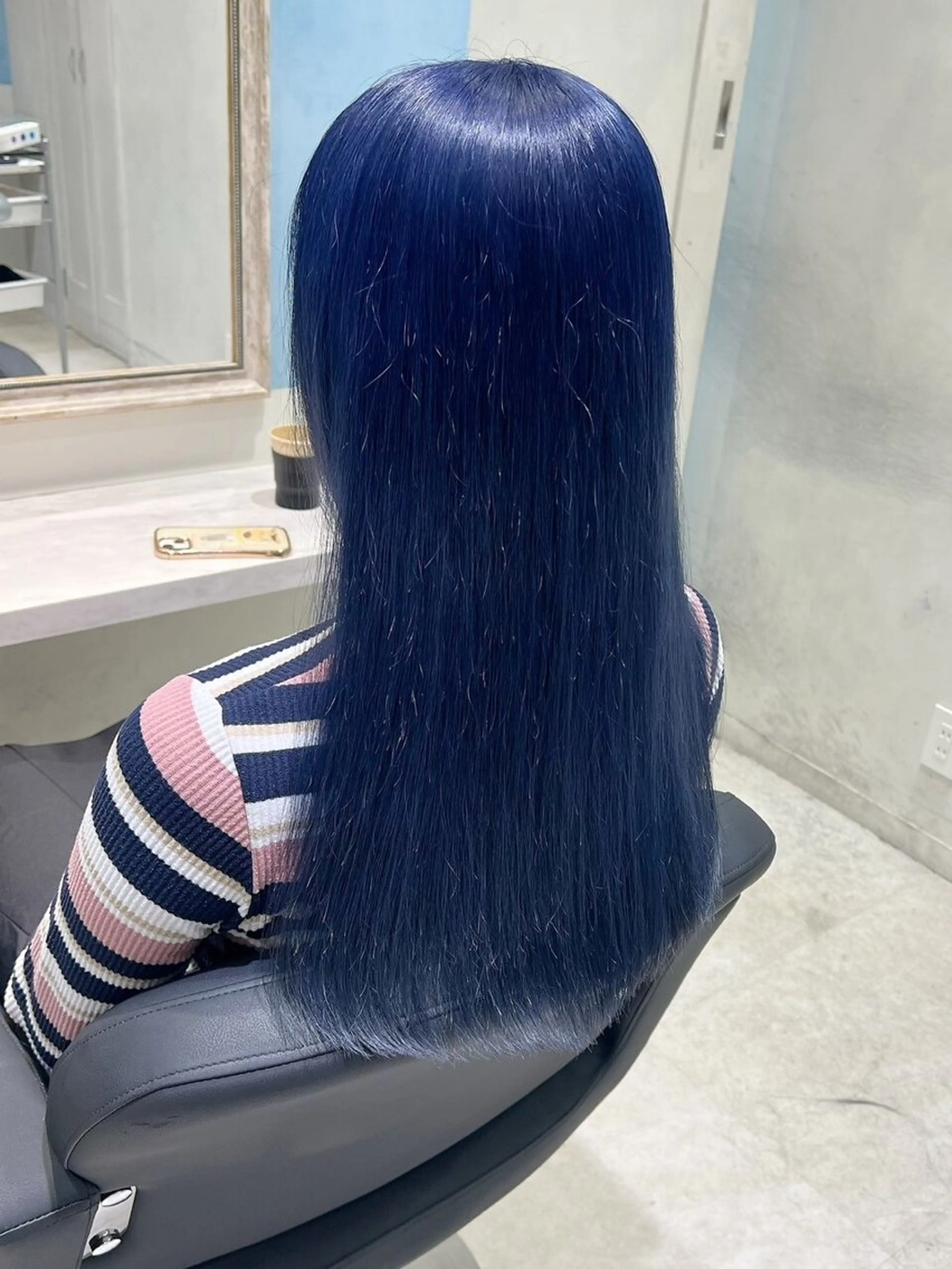 ロング カラー ハイトーンカラー/ 青髪/💙みずき💙のヘアスタイル