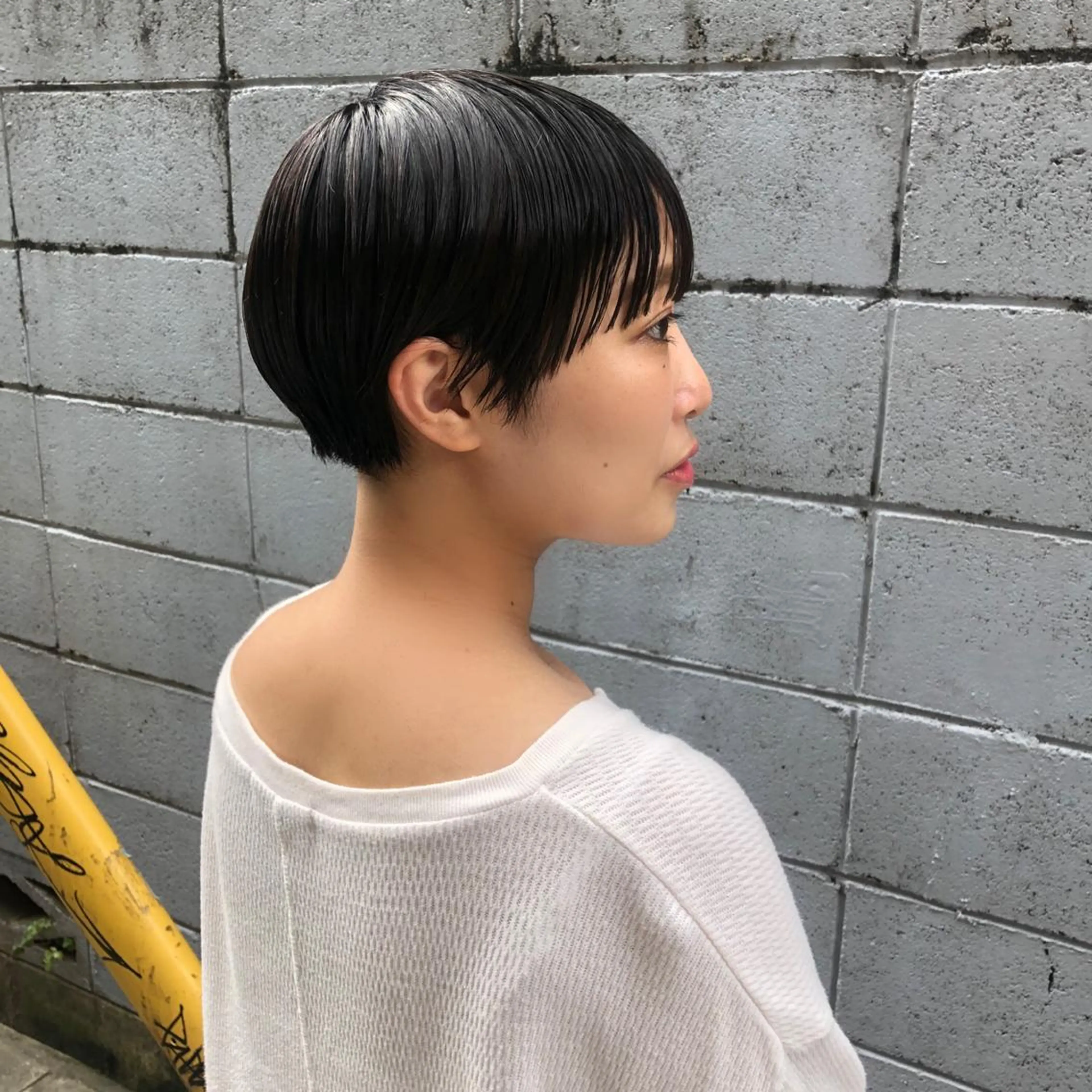 ショート カラー パーマ ヘアアレンジ BRUNTJET所属・MAEDA MADOKAのヘアスタイル