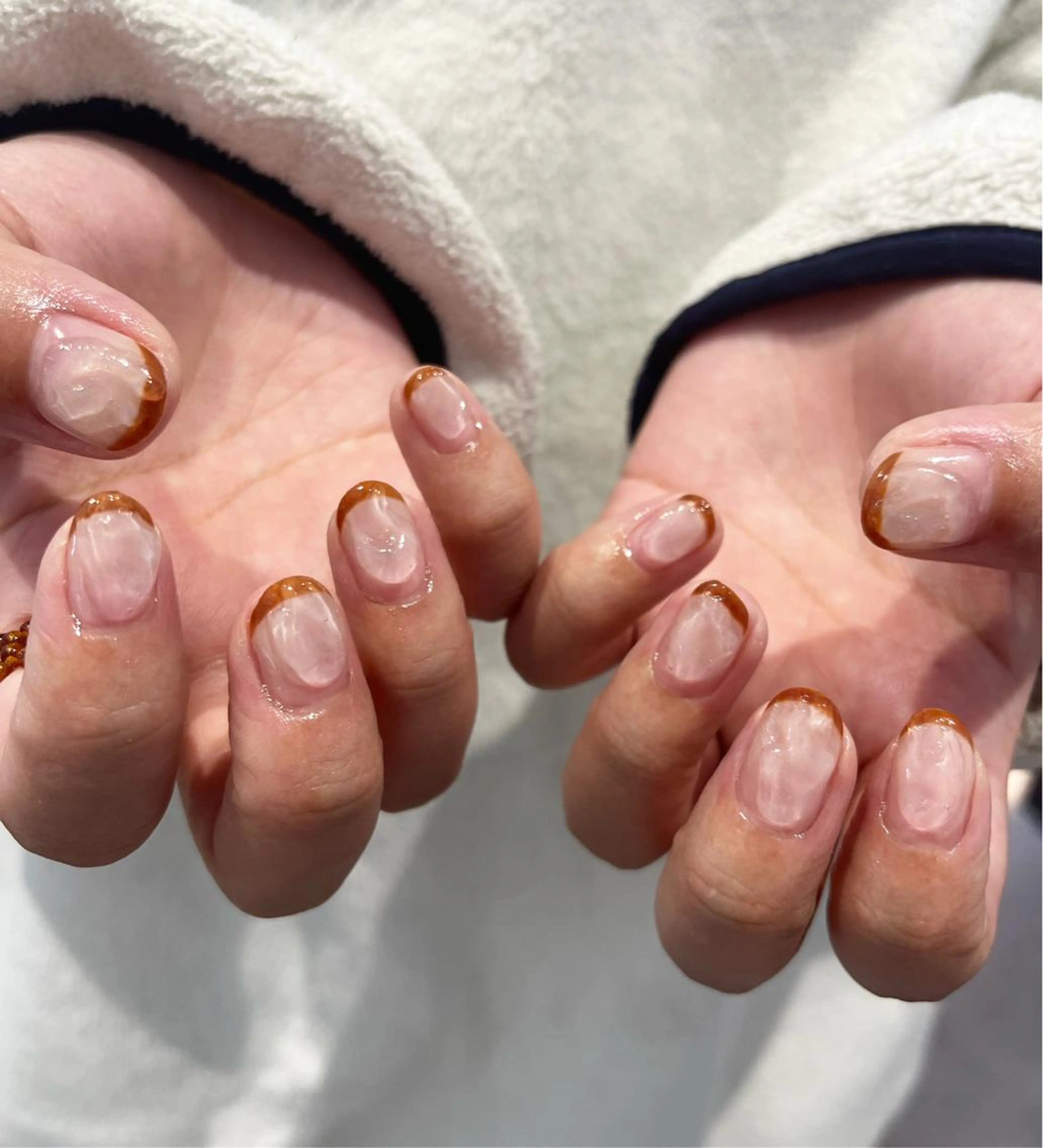 ネイル フレンチネイル nail＊ runa🌻のネイルデザイン