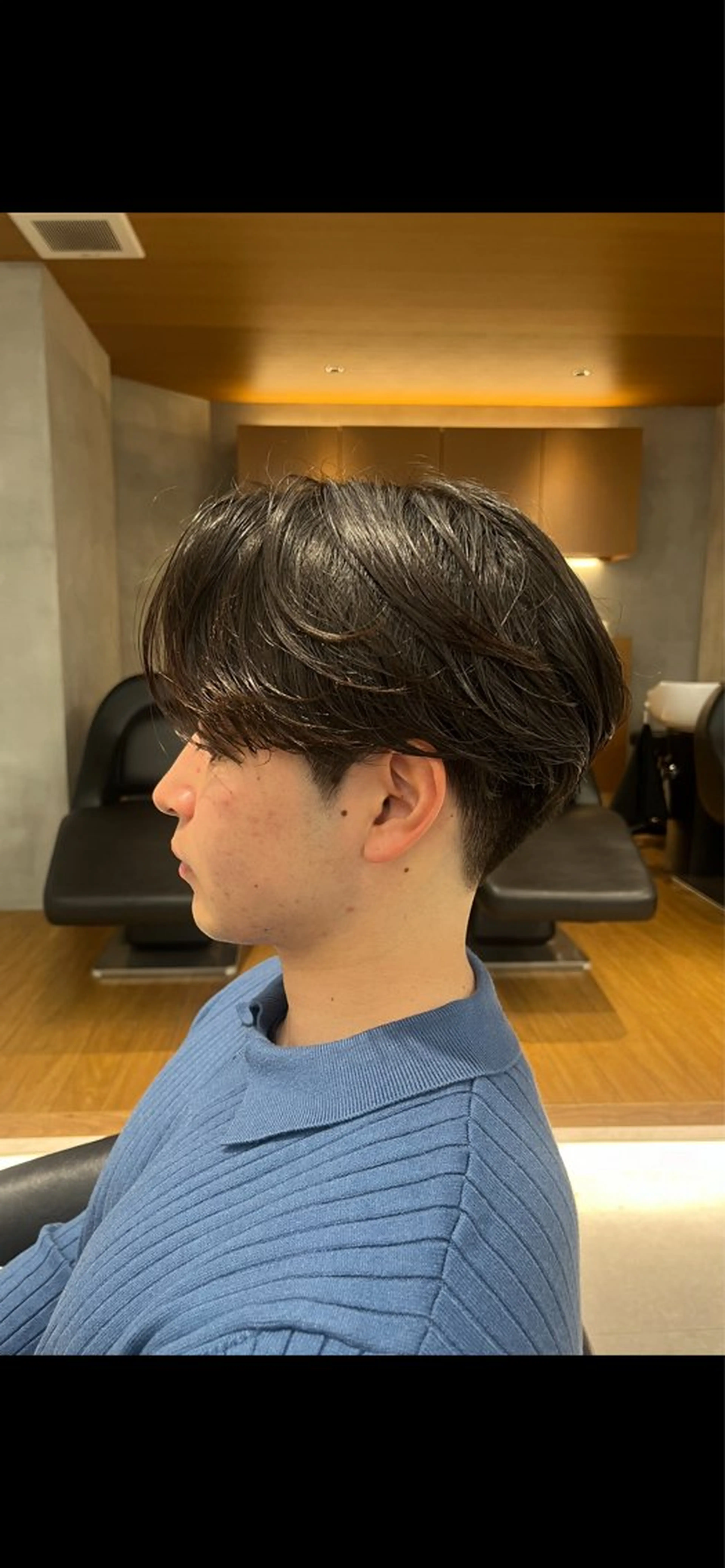 メンズ カット トリートメント ヘアセット 表参道/センター パート/MIZUKIのヘアスタイル