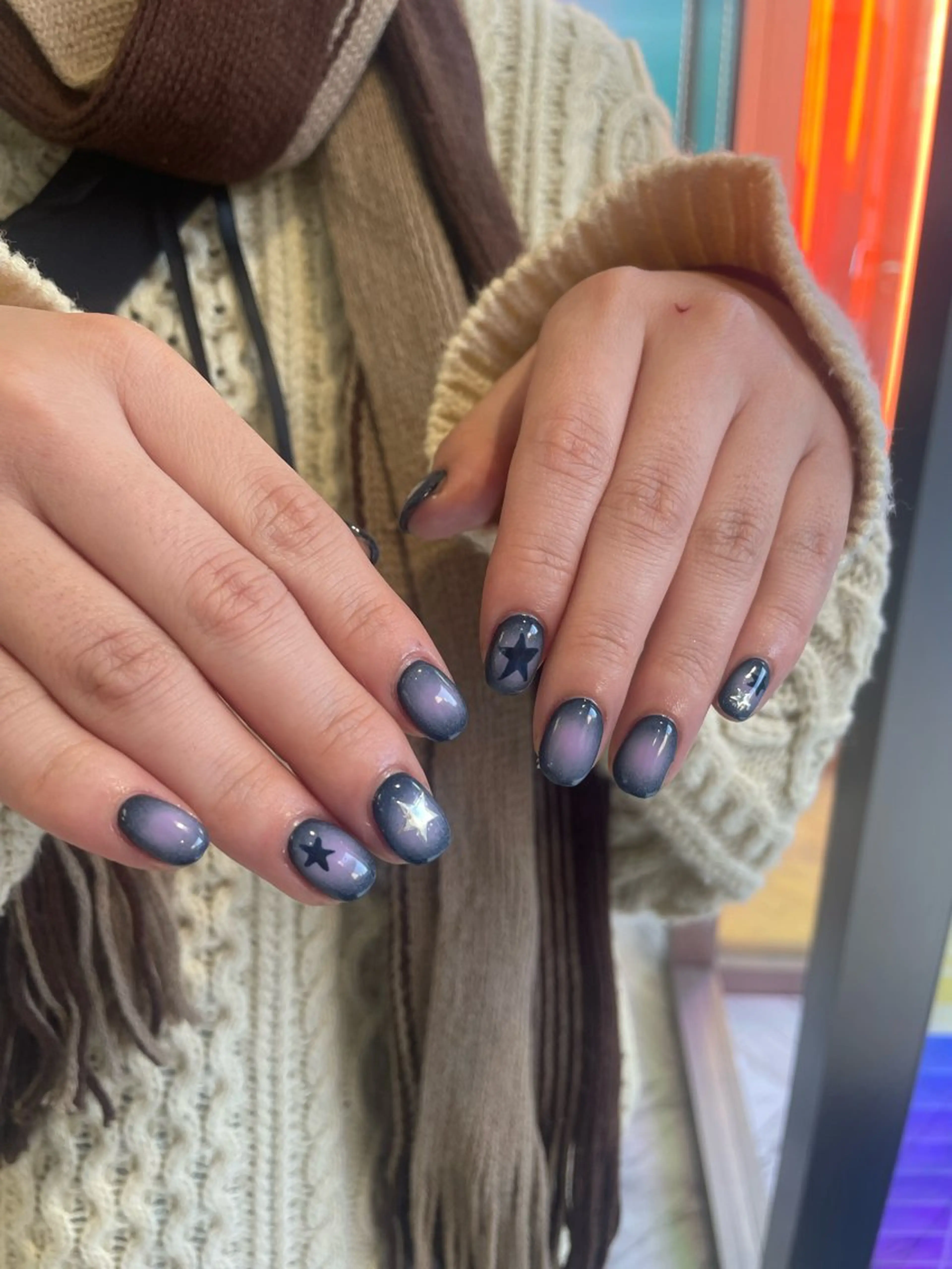 ネイル クルミ/ 💕ワンホンネイルのネイルデザイン