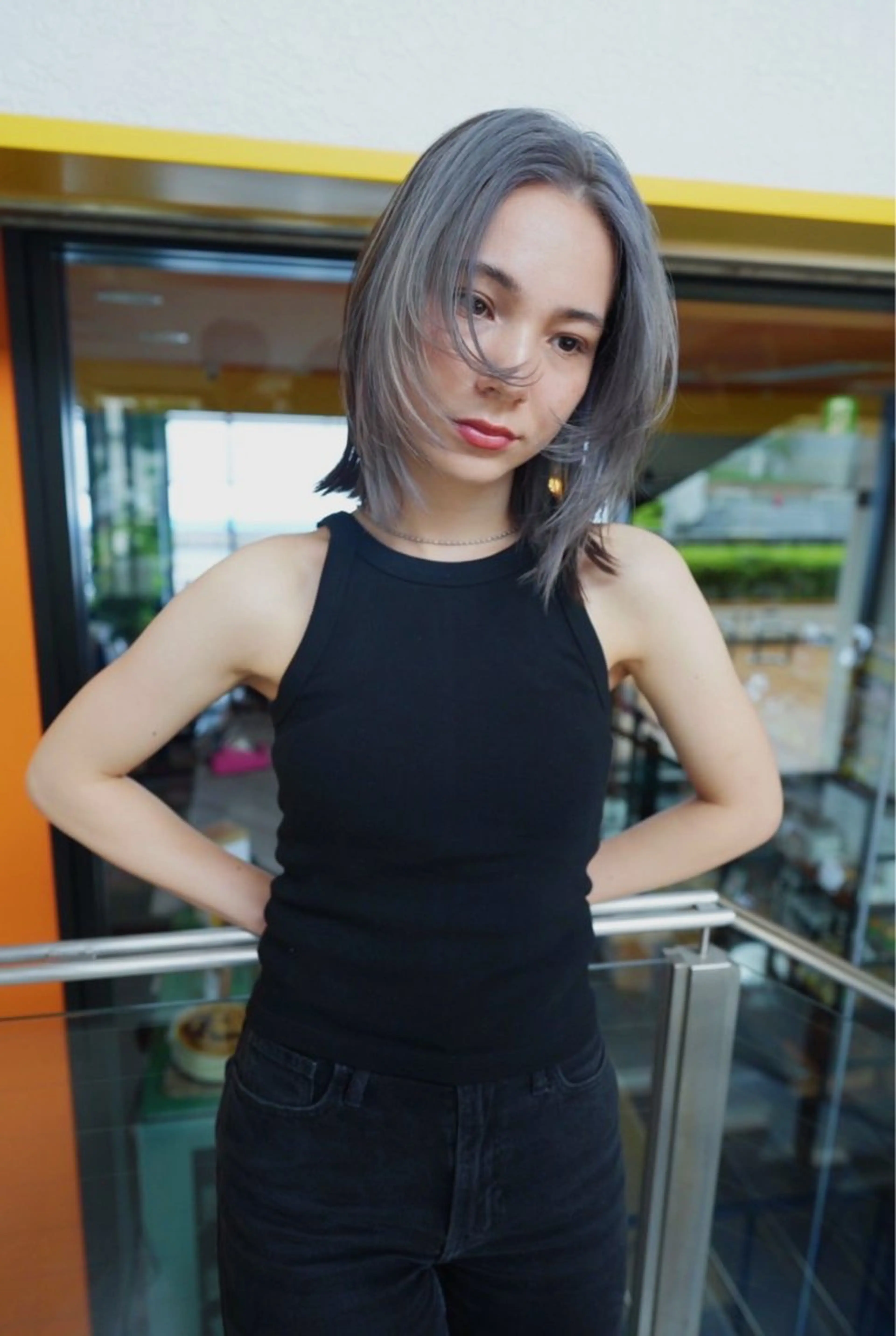 ミディアム TRICCA 銀座所属・奏羽　"ショート ・ボブ ・レイヤー"のヘアスタイル