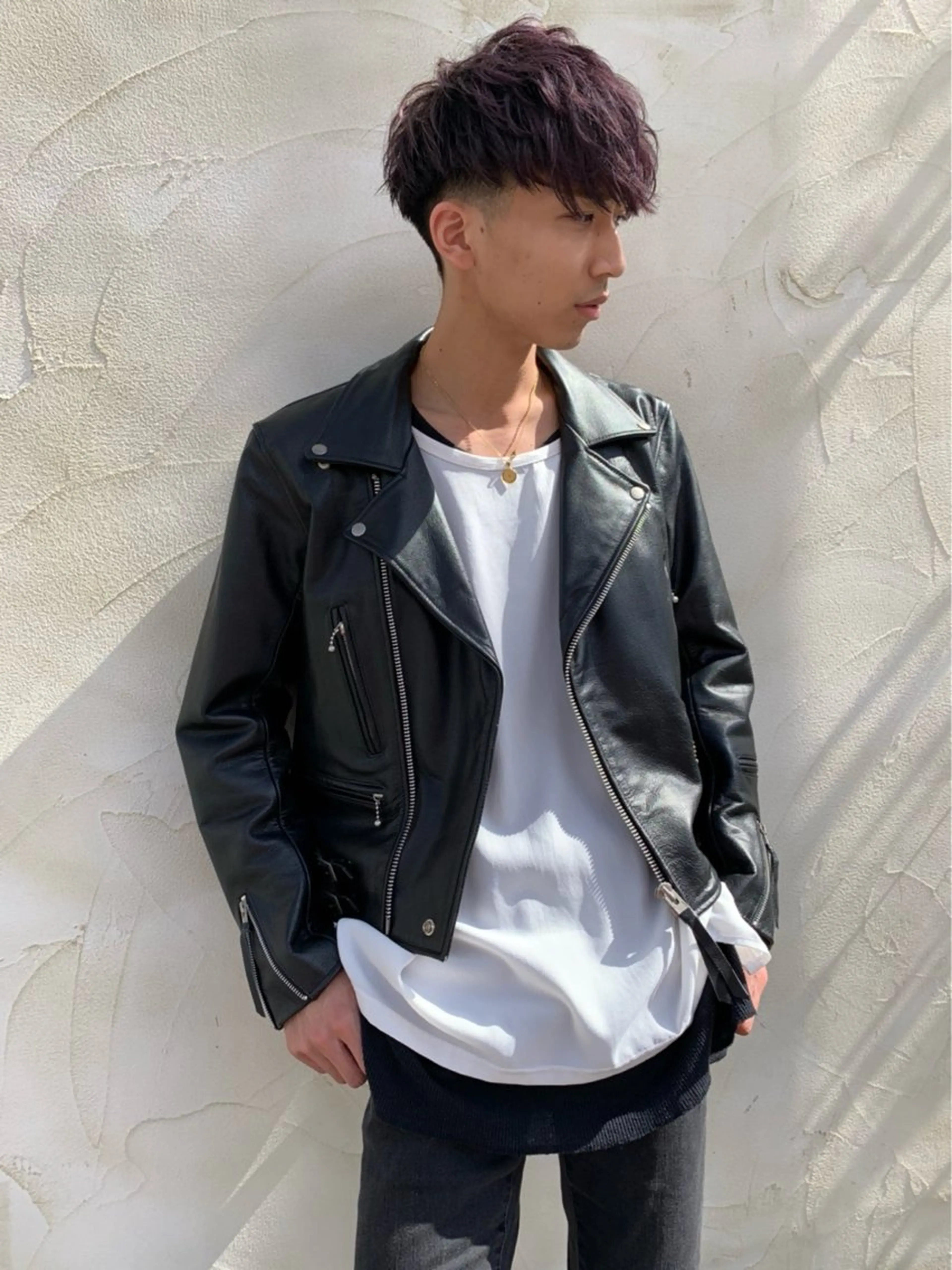 カラー パーマ メンズ カット ヘアカラー ifh iizuka 高橋庸太のヘアスタイル