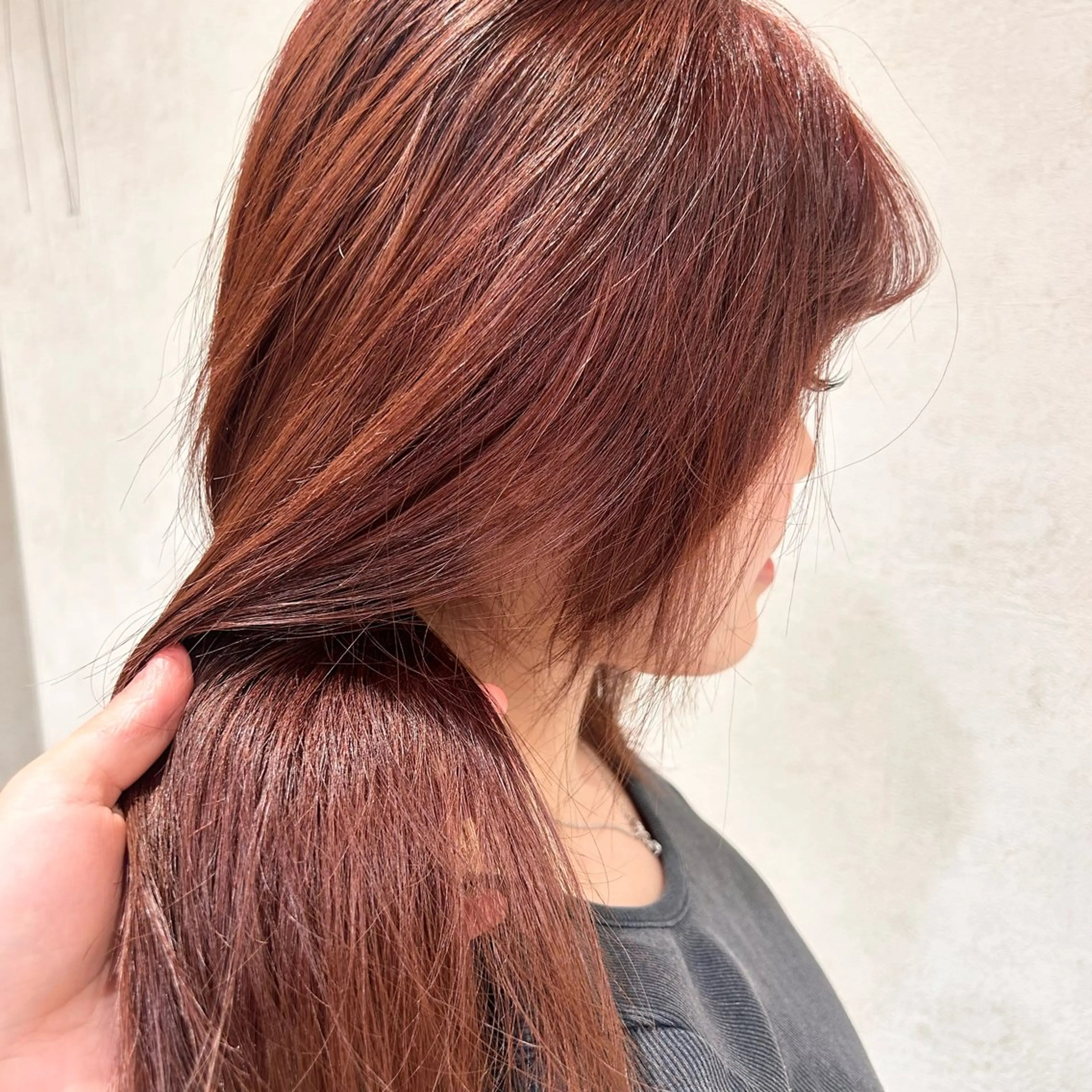 セミロング ヘアカラー トリートメント 透明感カラー/ トリートメント🌷のヘアスタイル