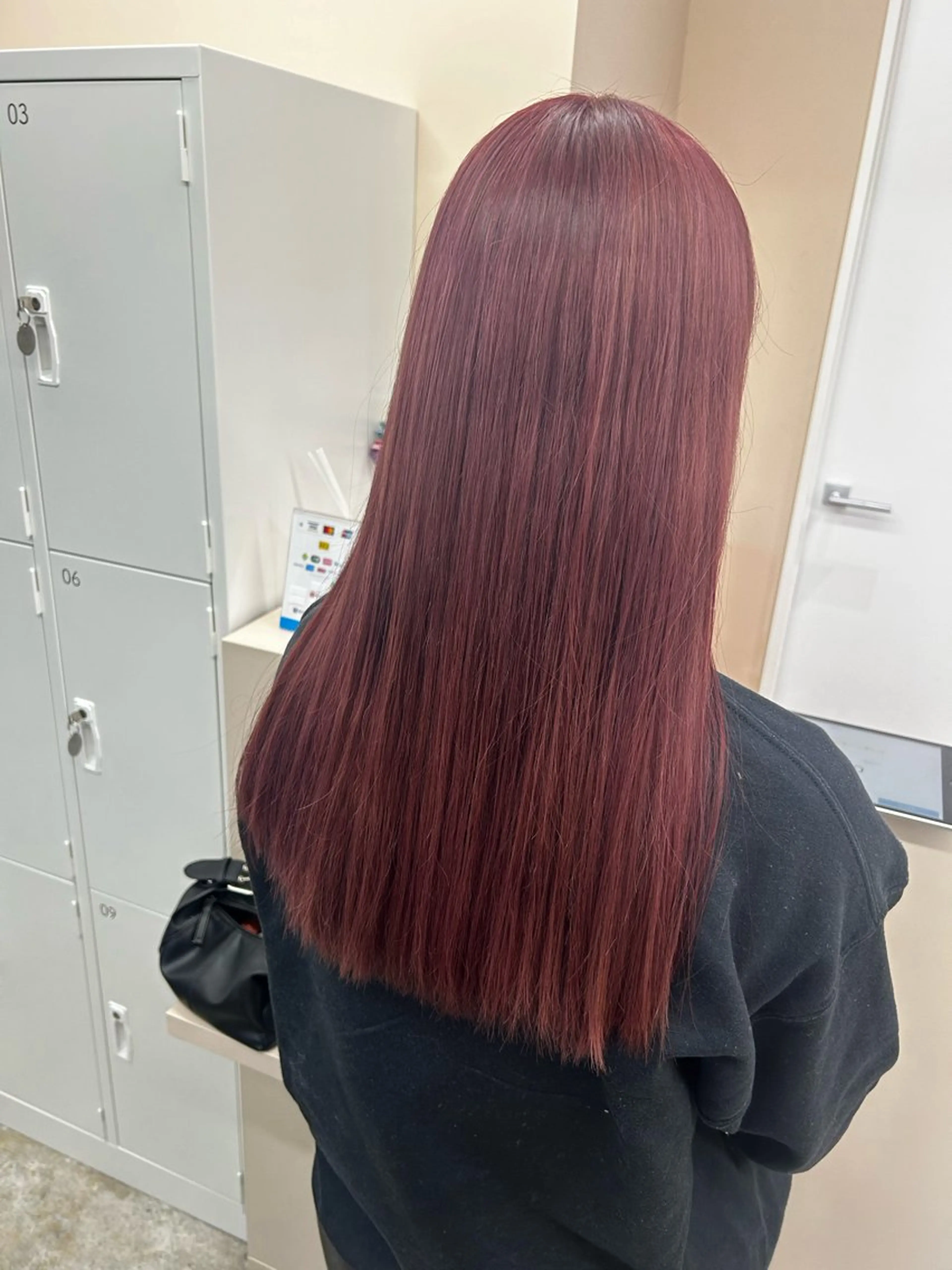 ロング カラー ブリーチ ラベンダーカラー ピンクカラー 韓国ヘア nanahaのヘアスタイル