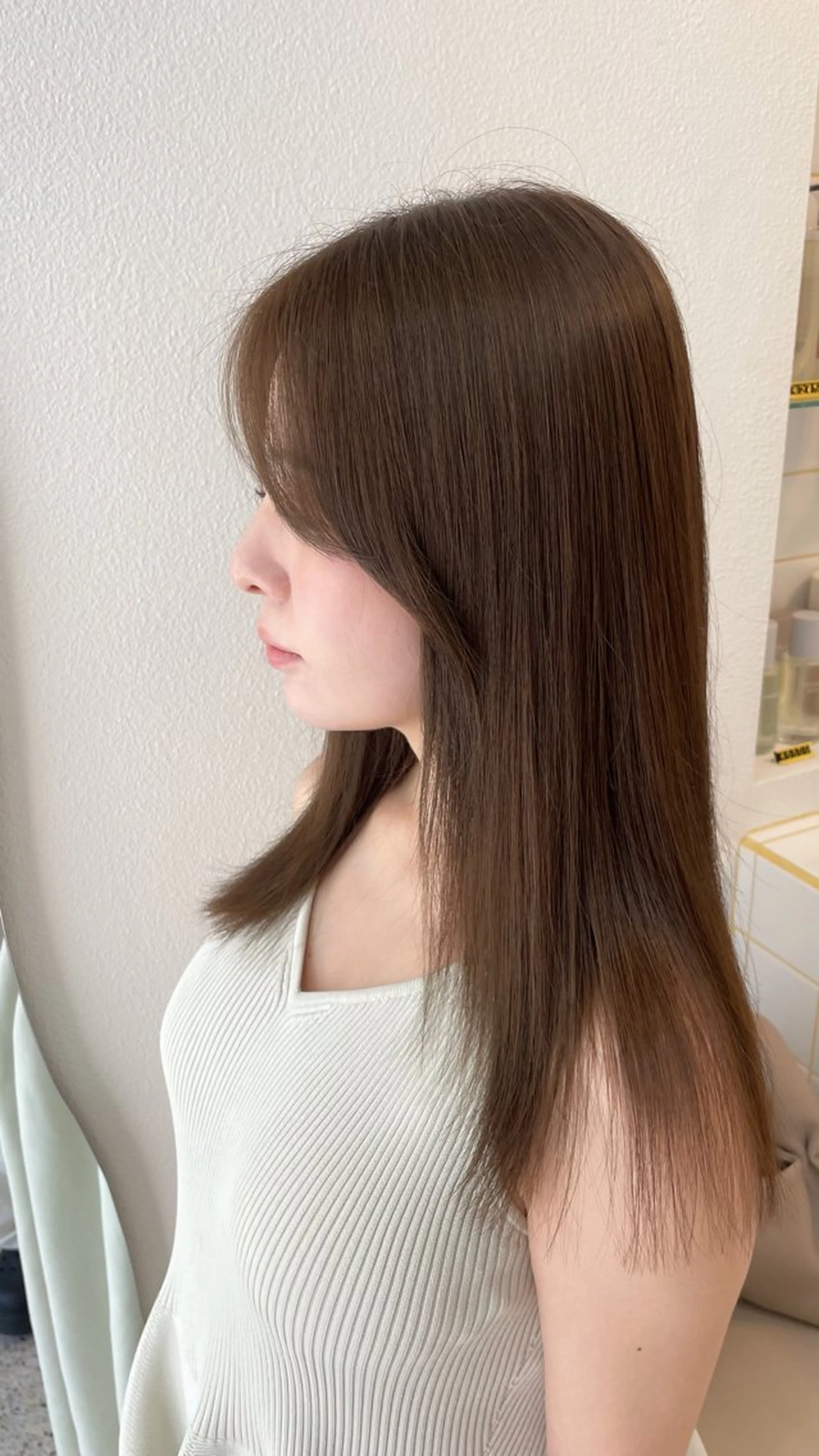 ロング カット ヘアカラー トリートメント 赤味消しcolor 🌿🤍Ayaのヘアスタイル