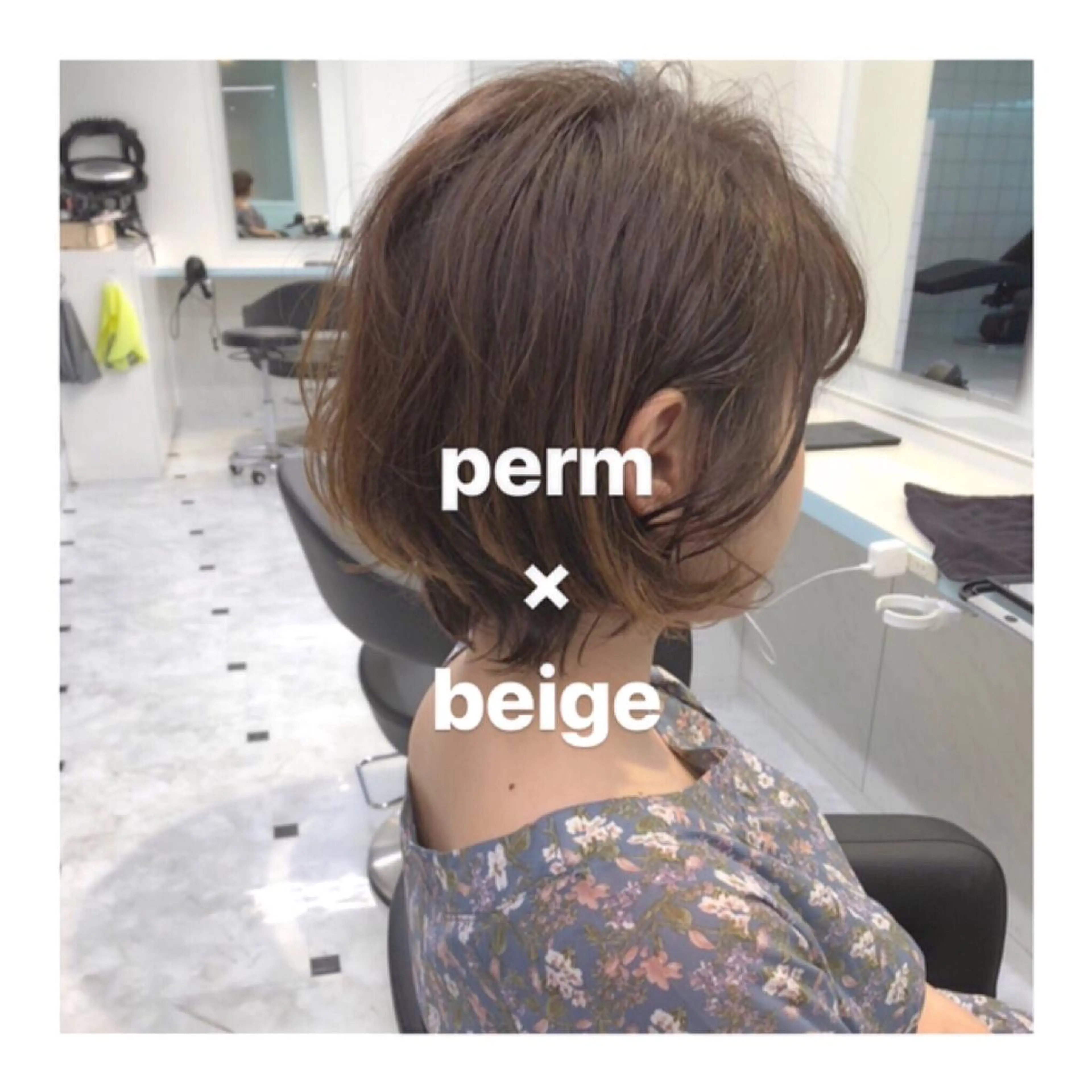 ショート パーマ デジタルパーマ ハイトーン特化🌟 仲川和人のヘアスタイル