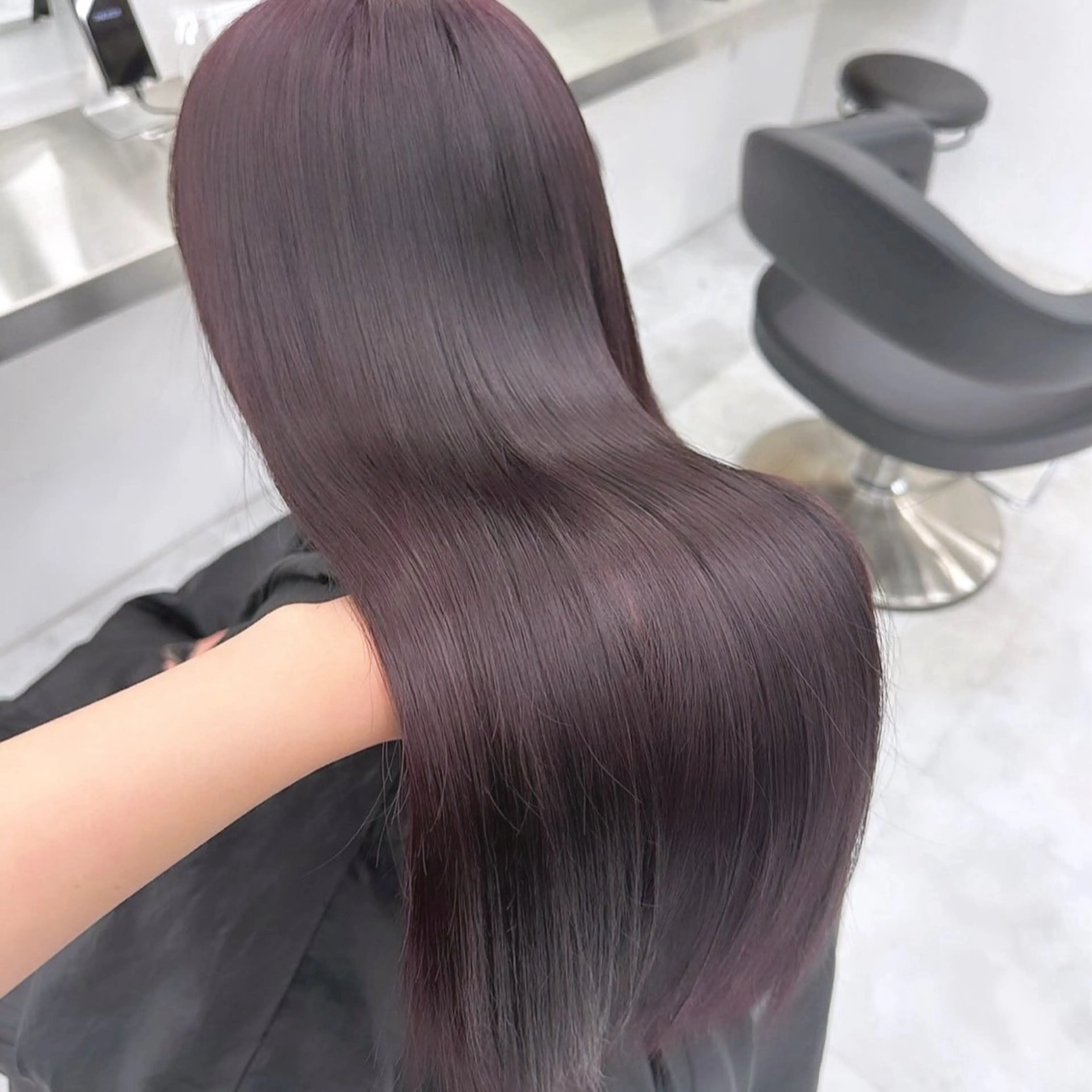 ロング ヘアカラー トリートメント ヘアセット 🩰上品韓国ガーリー 🩰ひとみ🩰のヘアスタイル