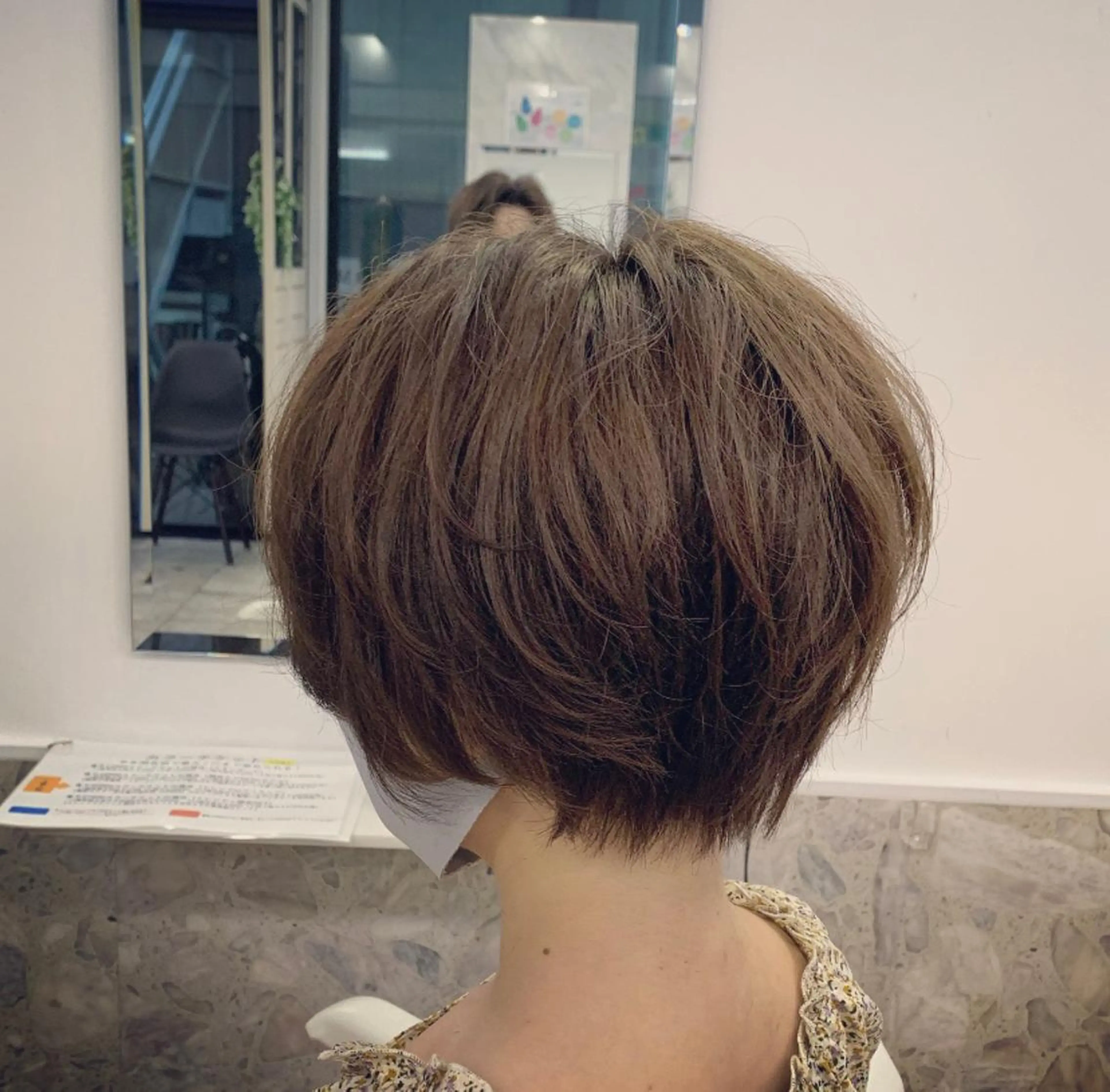 ショート カラー 丸みショート ショートヘア 相武台ショート特化 💐川崎希💐のヘアスタイル