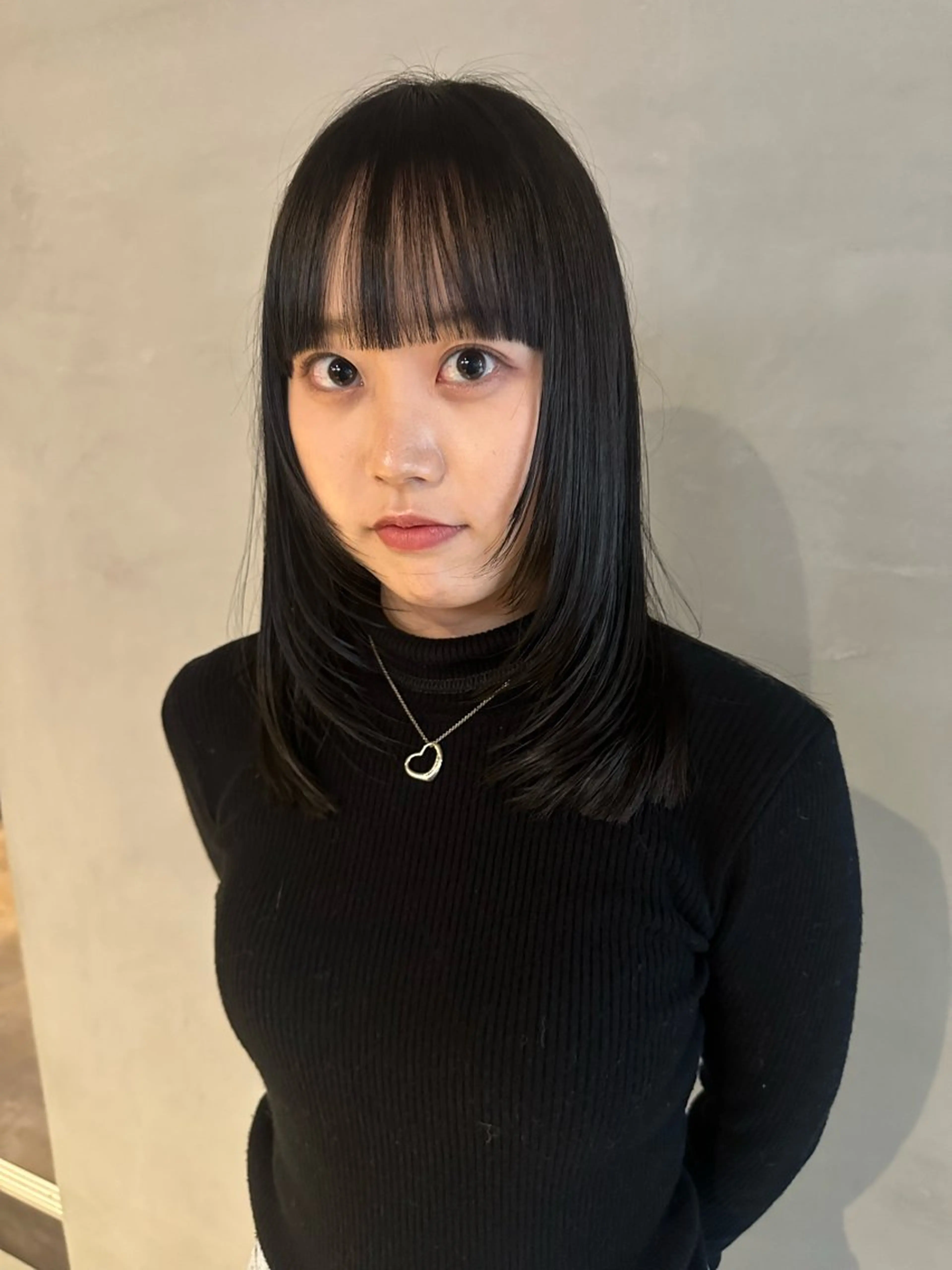 セミロング カラー 斎藤祐樹 /レイヤー/パーマのヘアスタイル