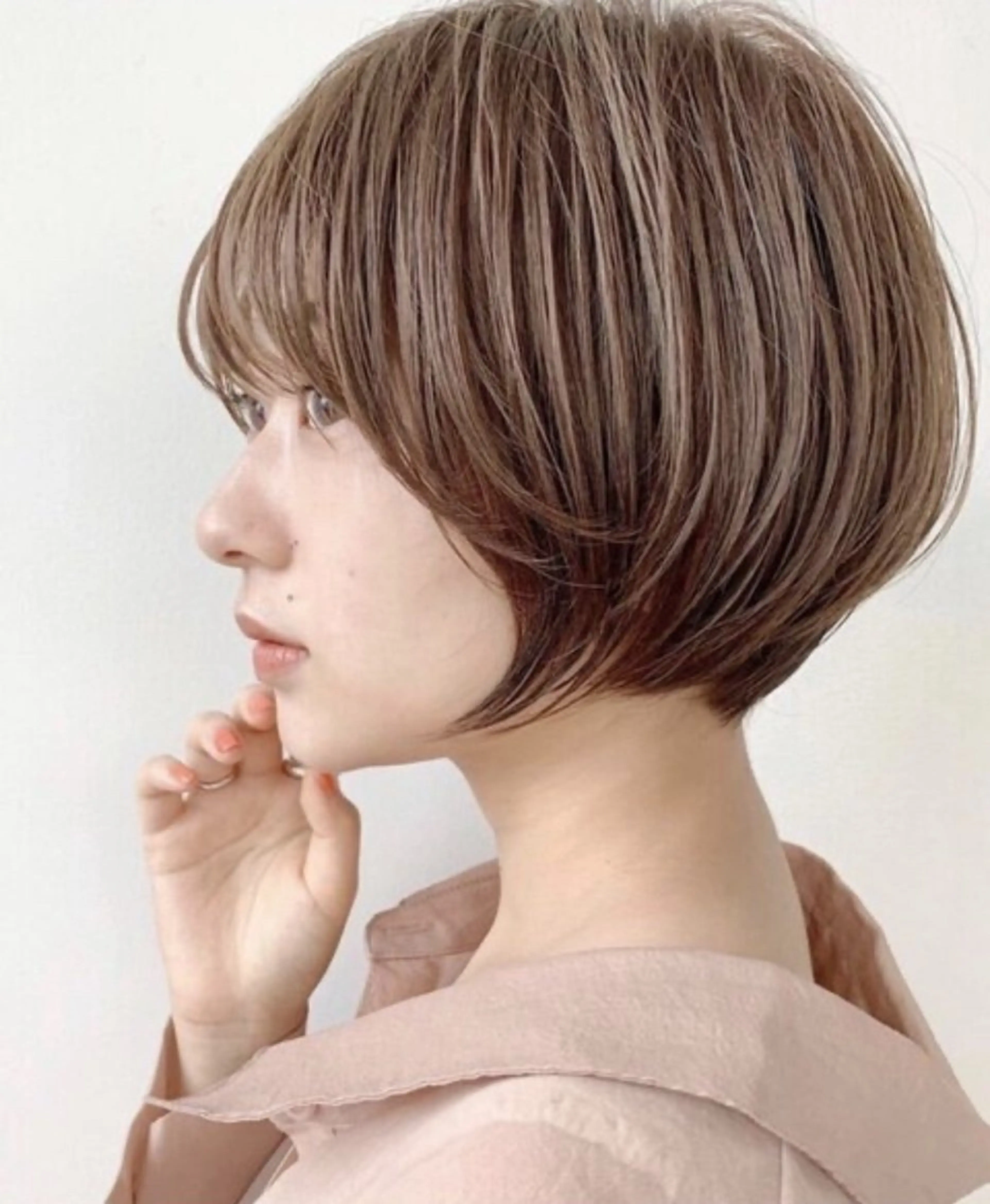 ショート ショートヘア 小顔カット 似合わせカット‪// 鶴我万唯華のヘアスタイル