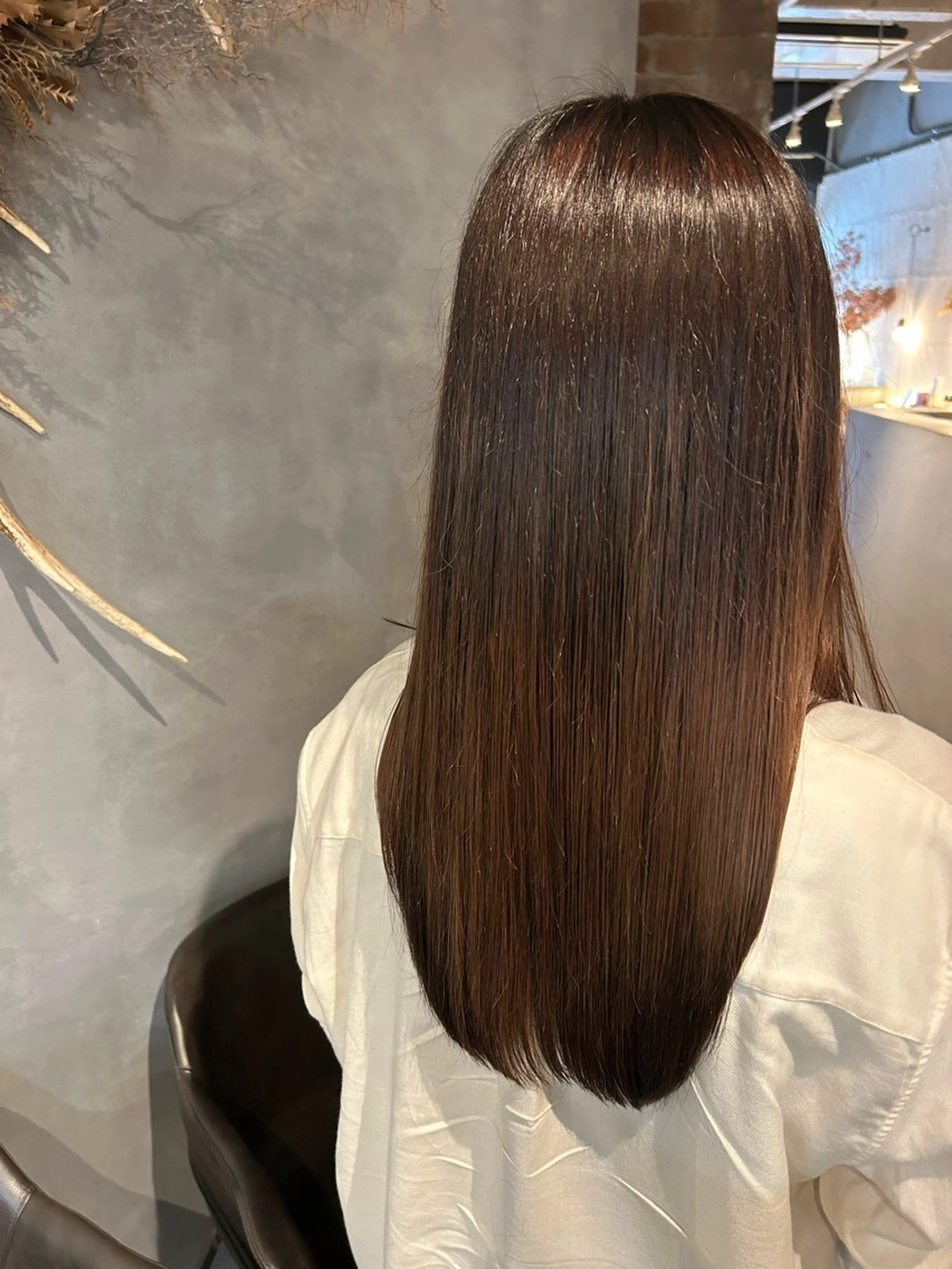 前髪カット✂︎＋髪質改善カラー🌈✨の写真
