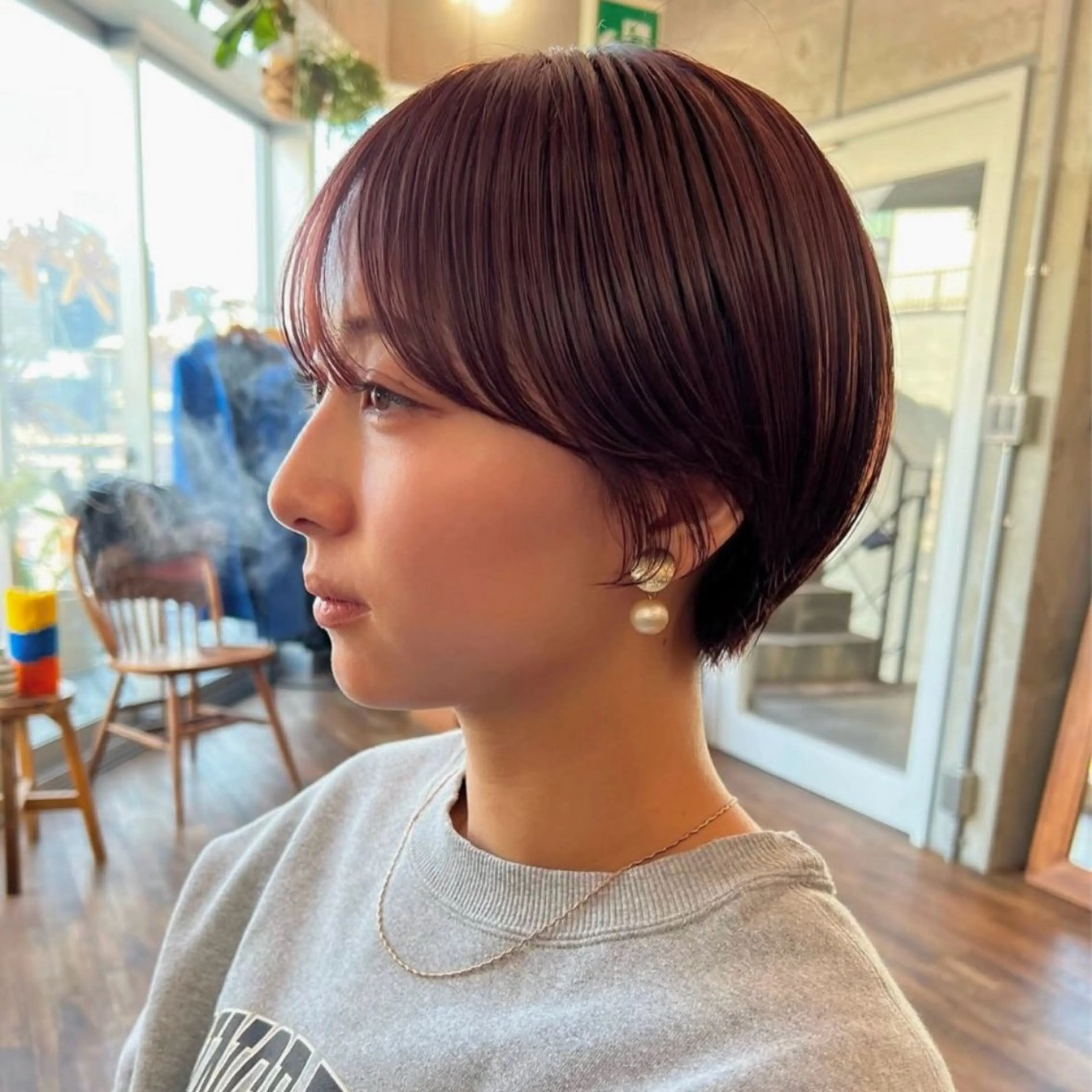 ショート ENIEN MAKE’S 立川所属・ミカ💫レイヤー/ メンズ/透明感カラーのヘアスタイル