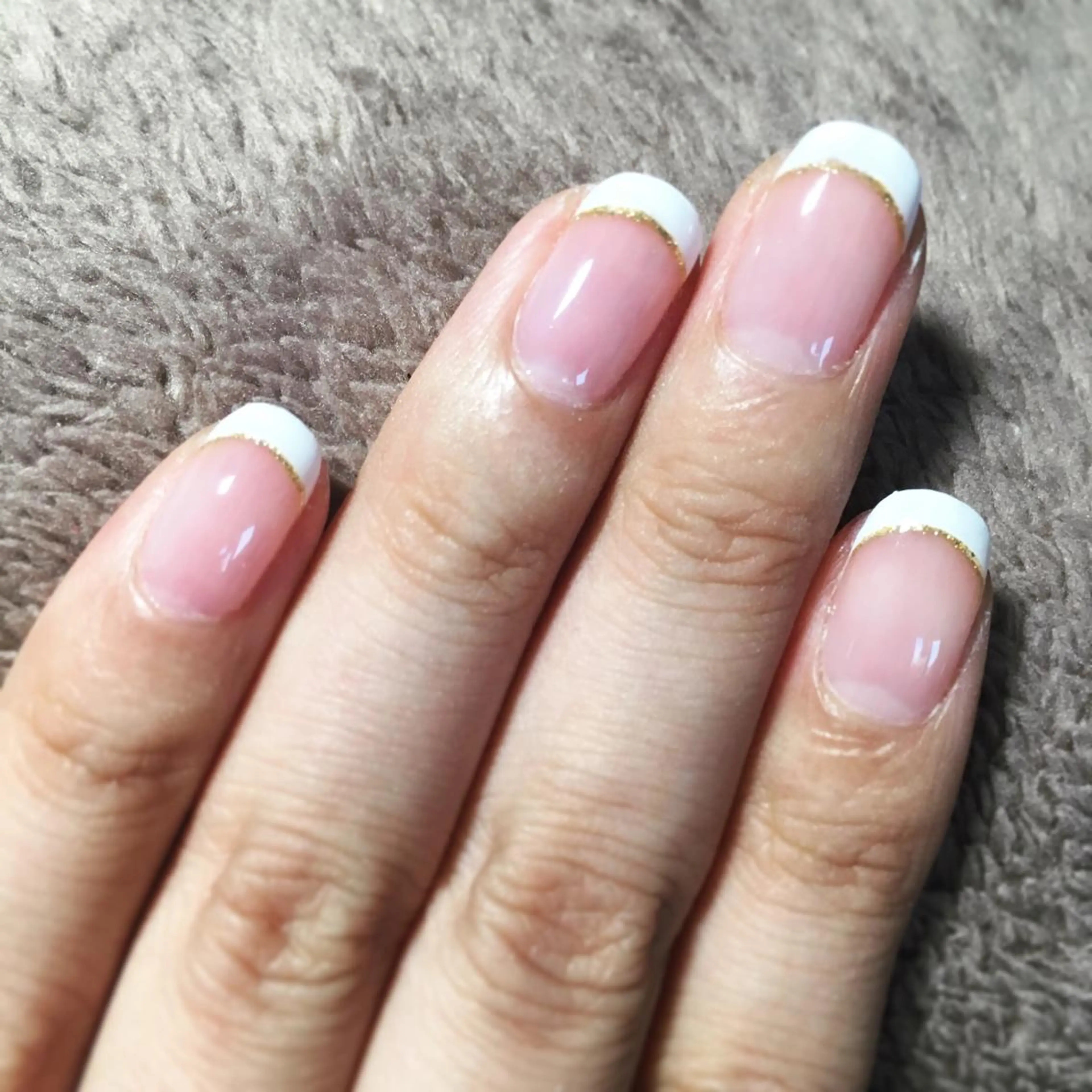 ネイル フレンチネイル シンプルネイル A-nail エーネイル所属・M. ERIのネイルデザイン